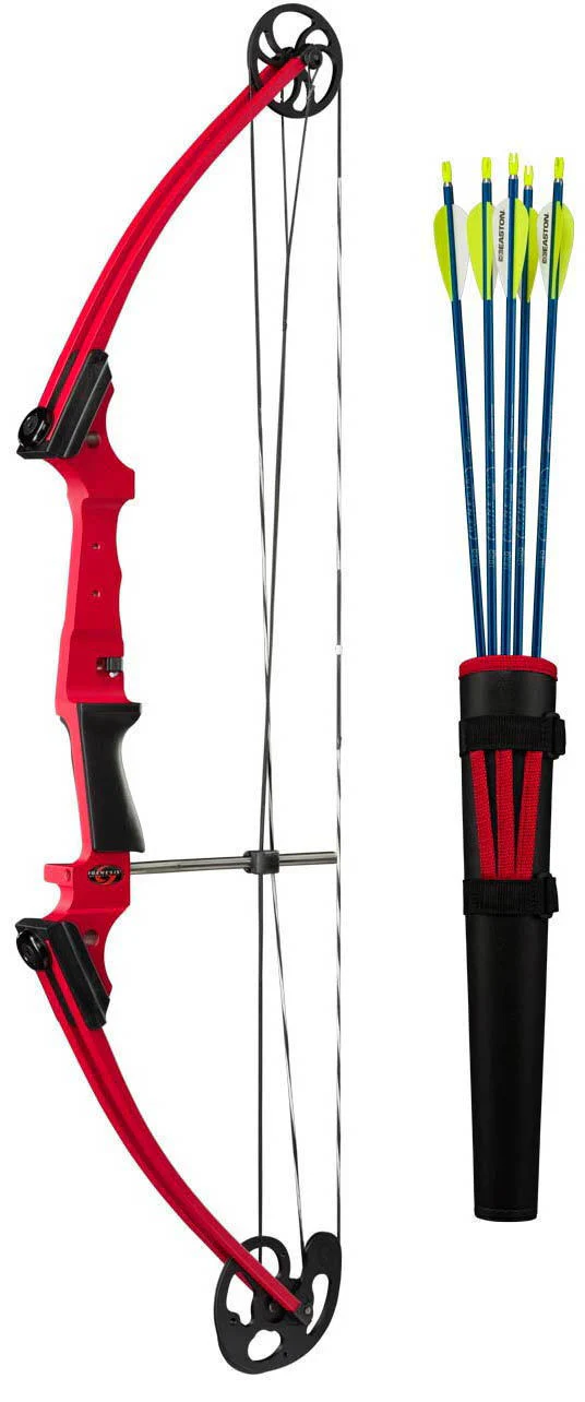 Genesis Archery Original Compound Bow Kit (Right Hand, Red)