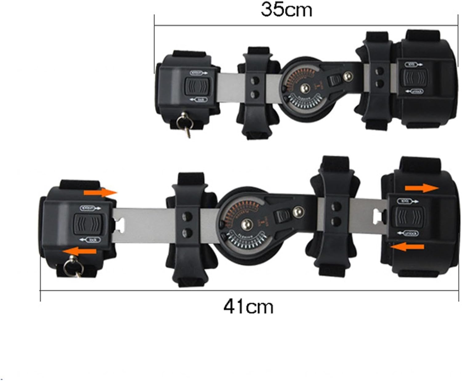Post Hinged Elbow Brace with Strap Stabilizer Splint Arm Injury Recovery Support After Surgery Orthosis,for Ulnar Nerve Entrapment,Sleeping,Left,Left