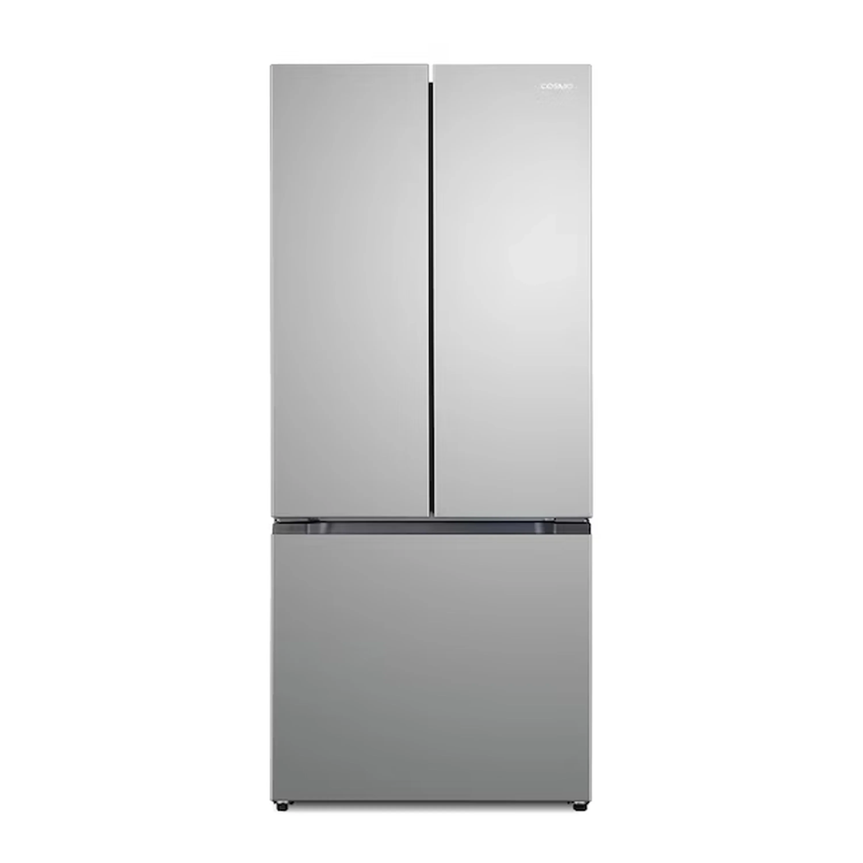 Cosmo 30-Inch 17.5 Cu. Ft. Counter-Depth French Door Refrigerator with Ice Maker in Stainless Steel (COS-RFFV183RS)