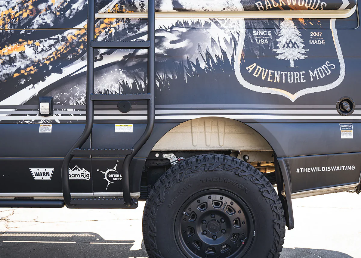 Mercedes Sprinter Chicane Side Ladder