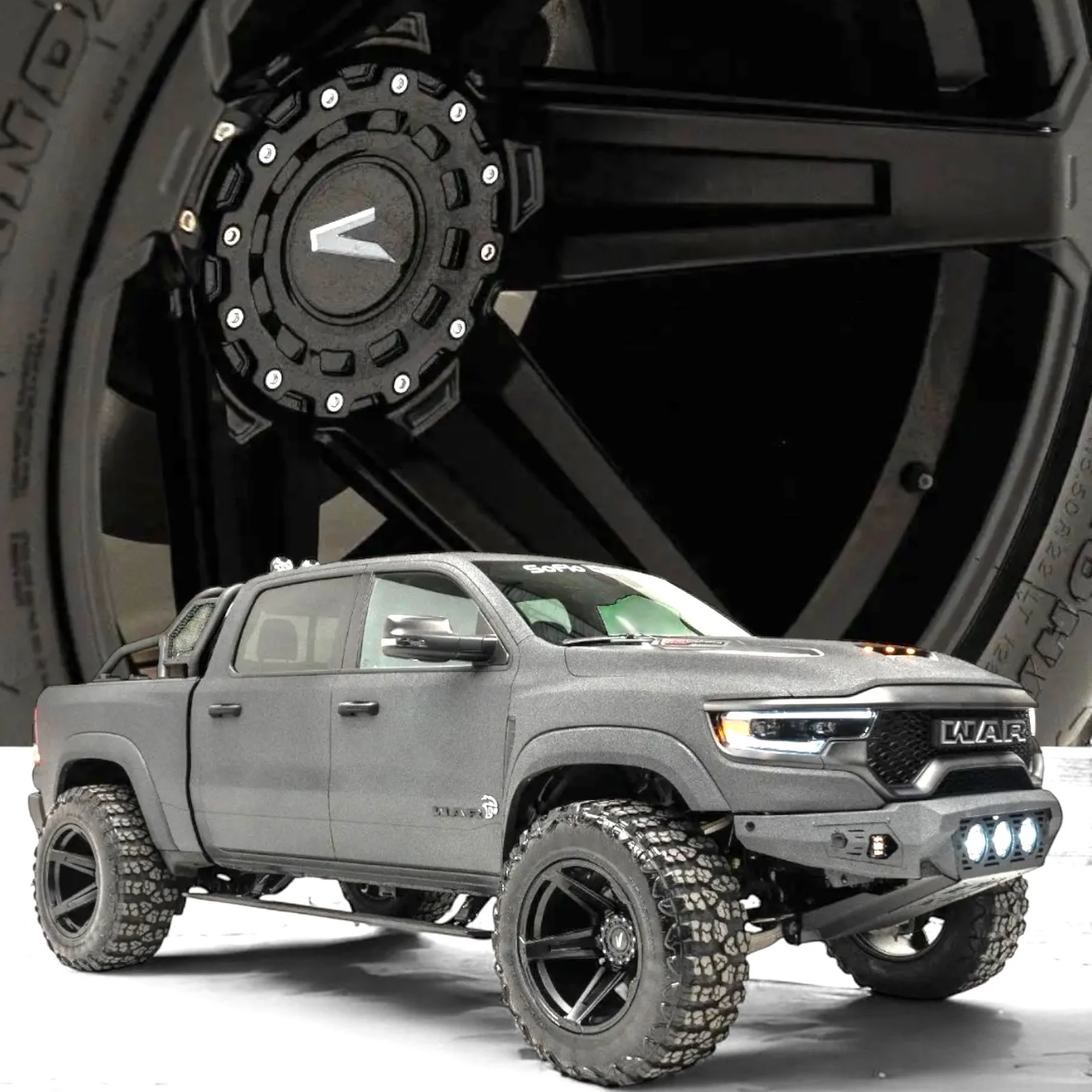 BLACK APOCALYPSE RAM 1500 TRX WHEELS
