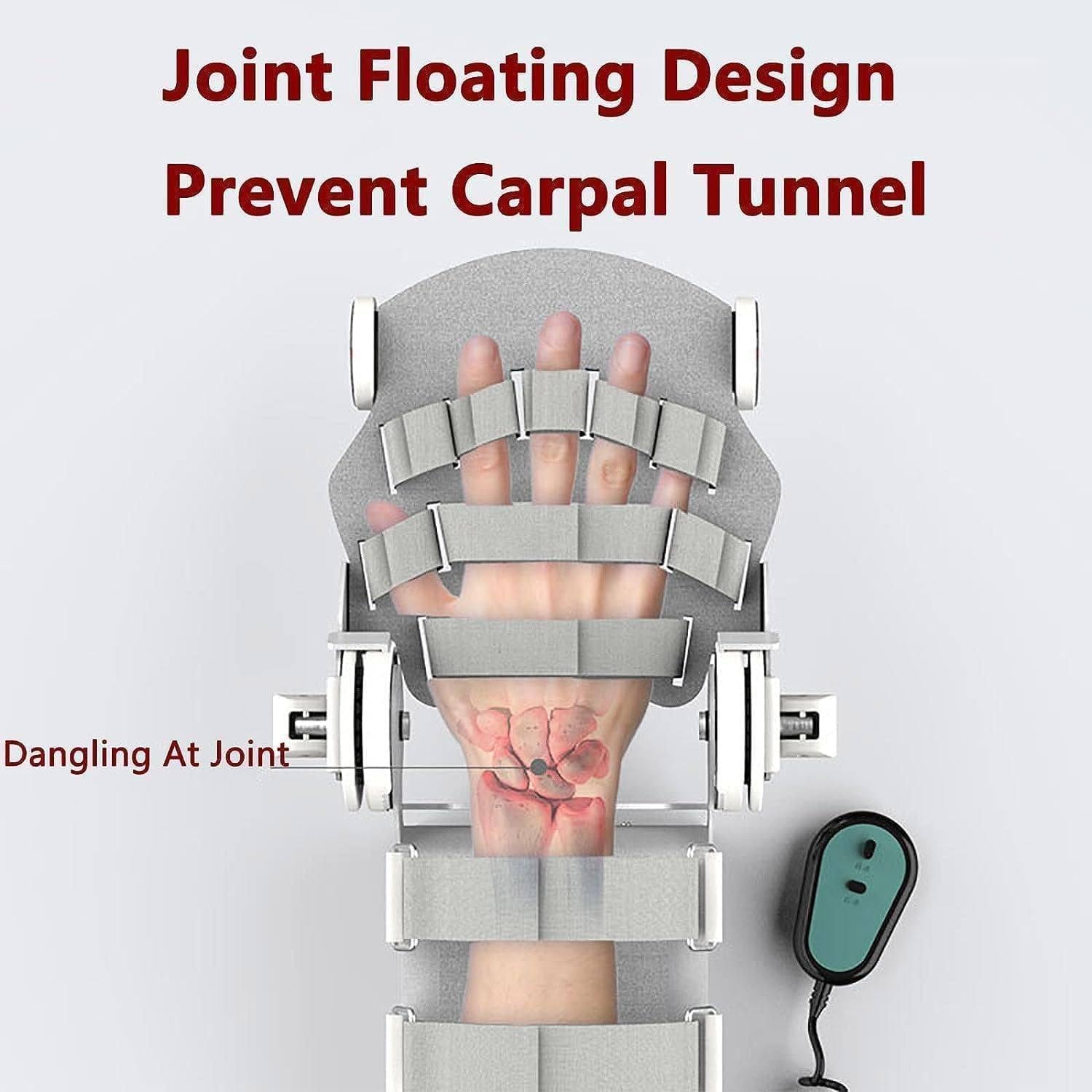 Brace Electric Elbow Joint Rehabilitation Device,Upper Limb Rehabilitation Training Tool,0~90°Full-Angle Exercise,Flexible Support Frame for Wrist Elbow Joint Injuries Recovery