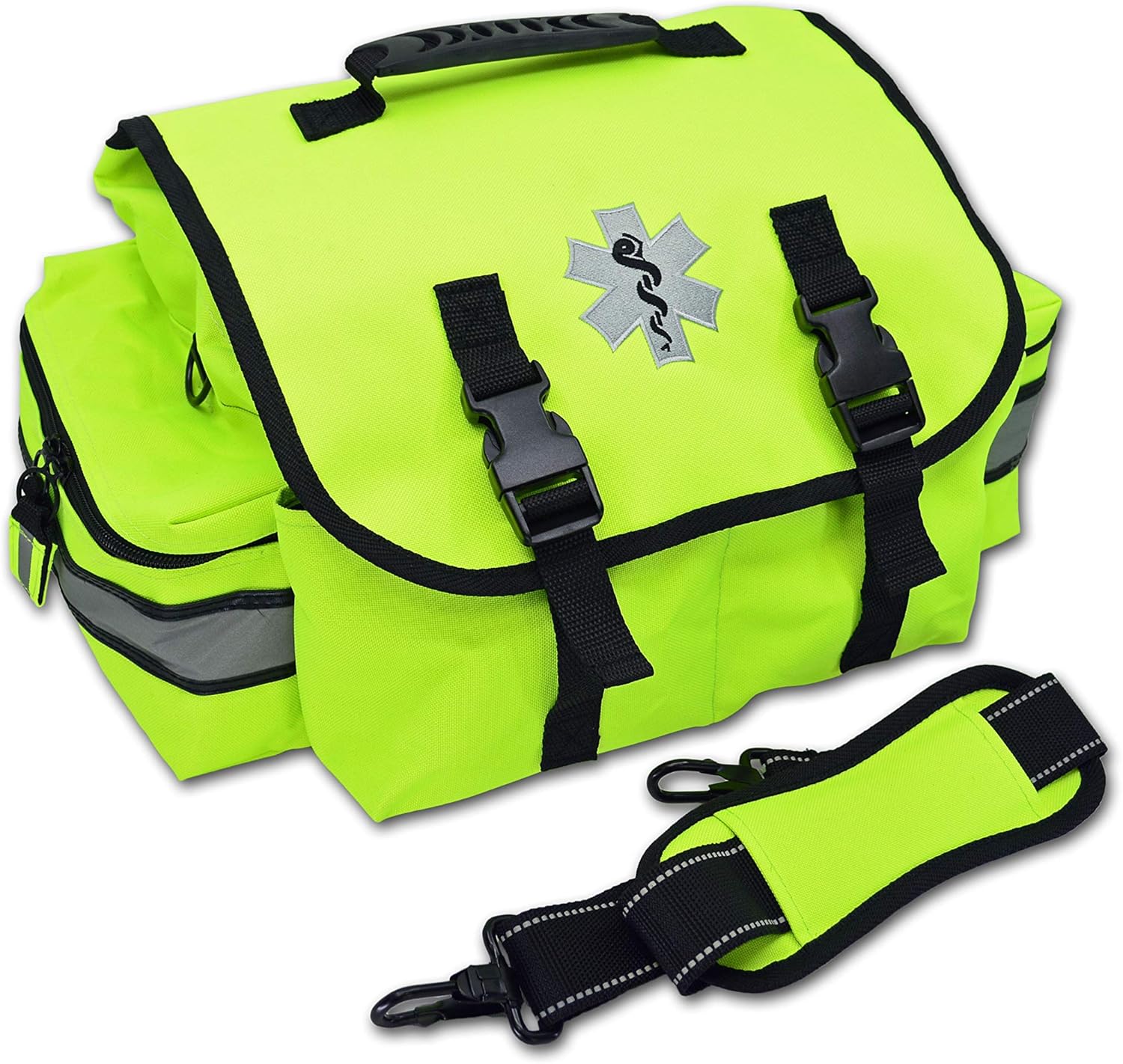 Lightning X Small First Responder EMT EMS Trauma Bag Stocked First Aid Fill Kit B (Fluorescent Yellow)