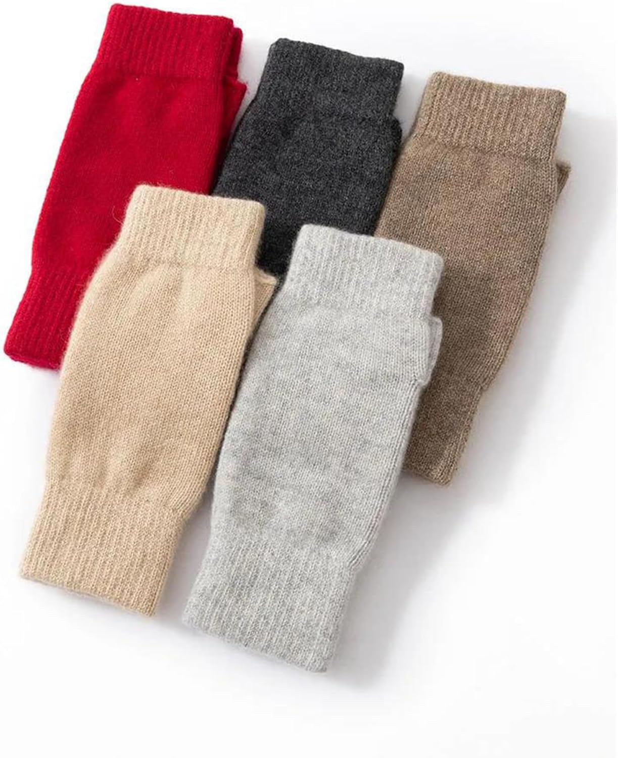 Women's Knitted Mitts Thick Dense Knit Design In A Fingerless Style Providing Excellent Thermal Warmth For Driving