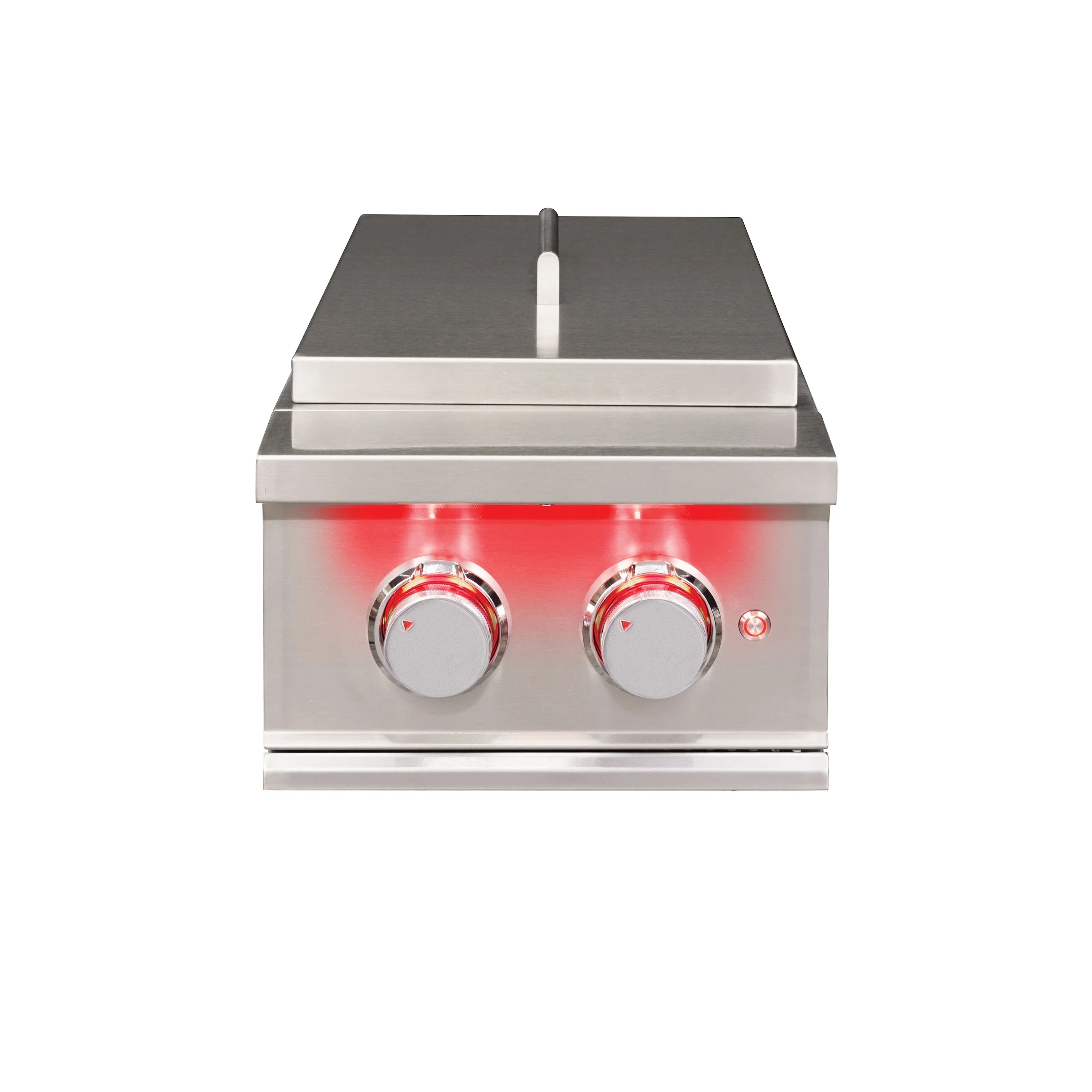 TrueFlame Double Natural Gas Side Burner in Stainless Steel (TFSB2)