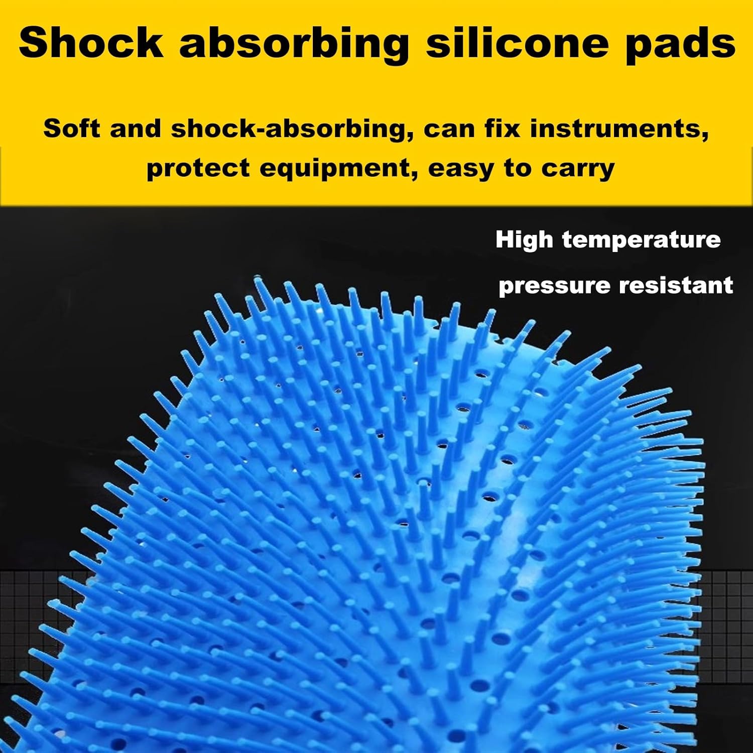 304 Stainless Steel High Temperature And High Pressure Sterilization Basket With Lid, Medical Surgical Instrument Sterilization Box, Equipped With Silicone Pad(15.7in*9.8in*2.8in)