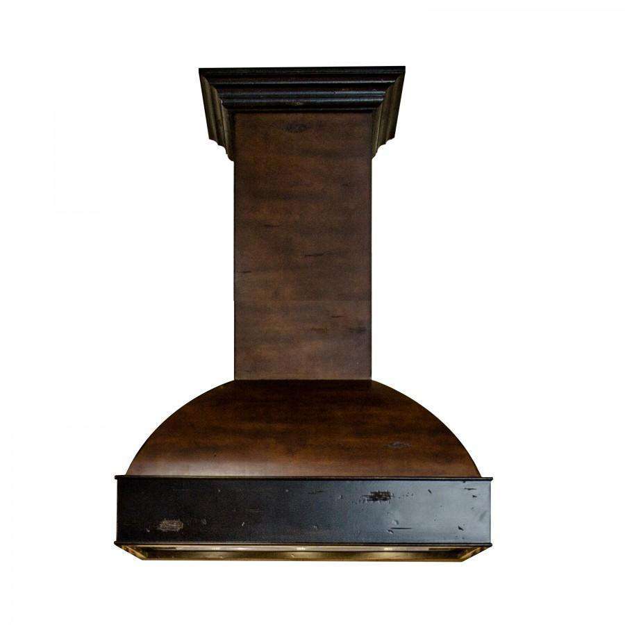 ZLINE 30-Inch Wooden Wall Range Hood with Crown Molding (369AW-30)