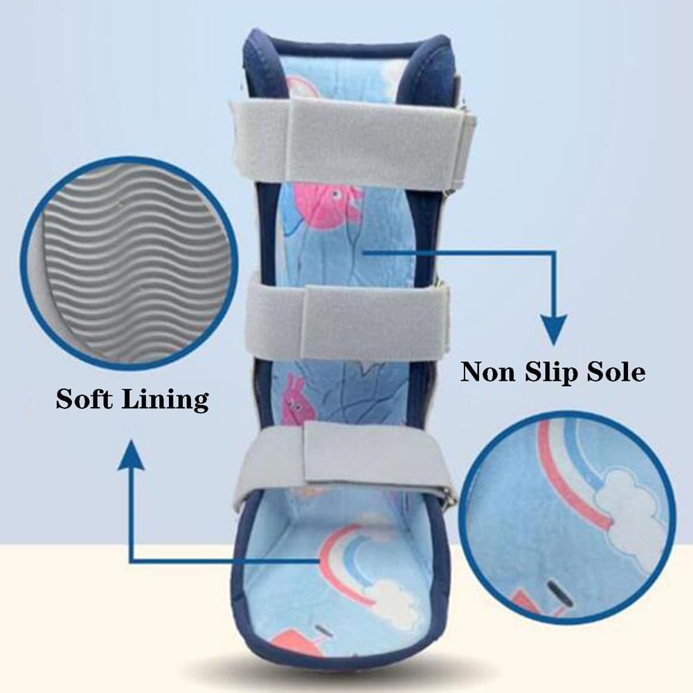 SFKLYU AFO Drop Foot Splint, Othopedic Drop Foot, Ankle Stabilizer Brace, Sleeping Drop Foot Support for Treating Plantar Fasciitis and Achilles Tendonitis,C a Pair,L