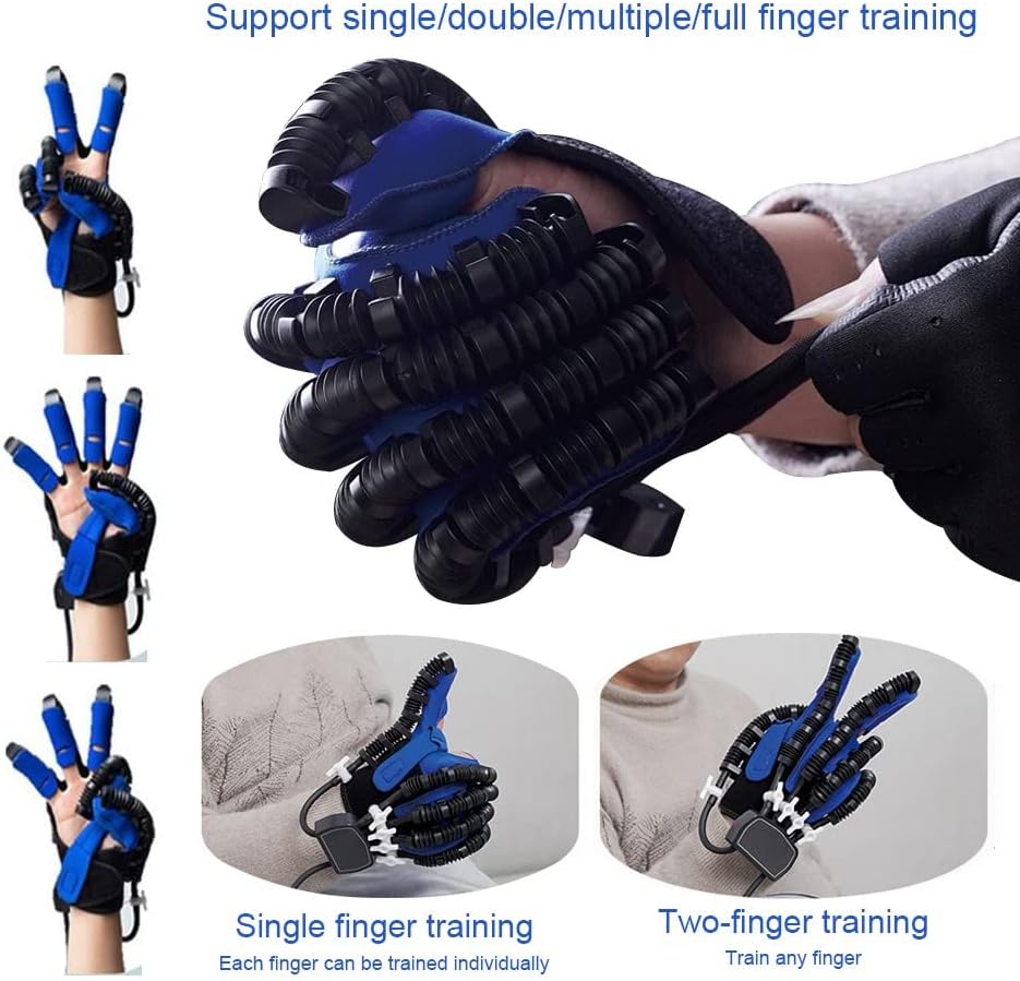 Rehabilitation Robot Gloves, Stroke Recovery Hand Glove Assistive Training Equipment Hand Function Recovery