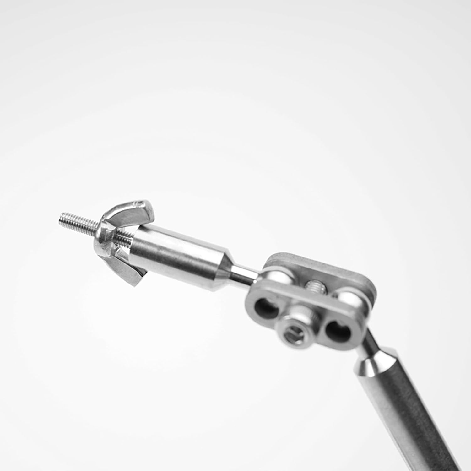 Stop-Motion Adjustable Figure Clamp - Stainless Steel, Square Base, Flexible Arm(Size:Pro Max - 7 Connector)