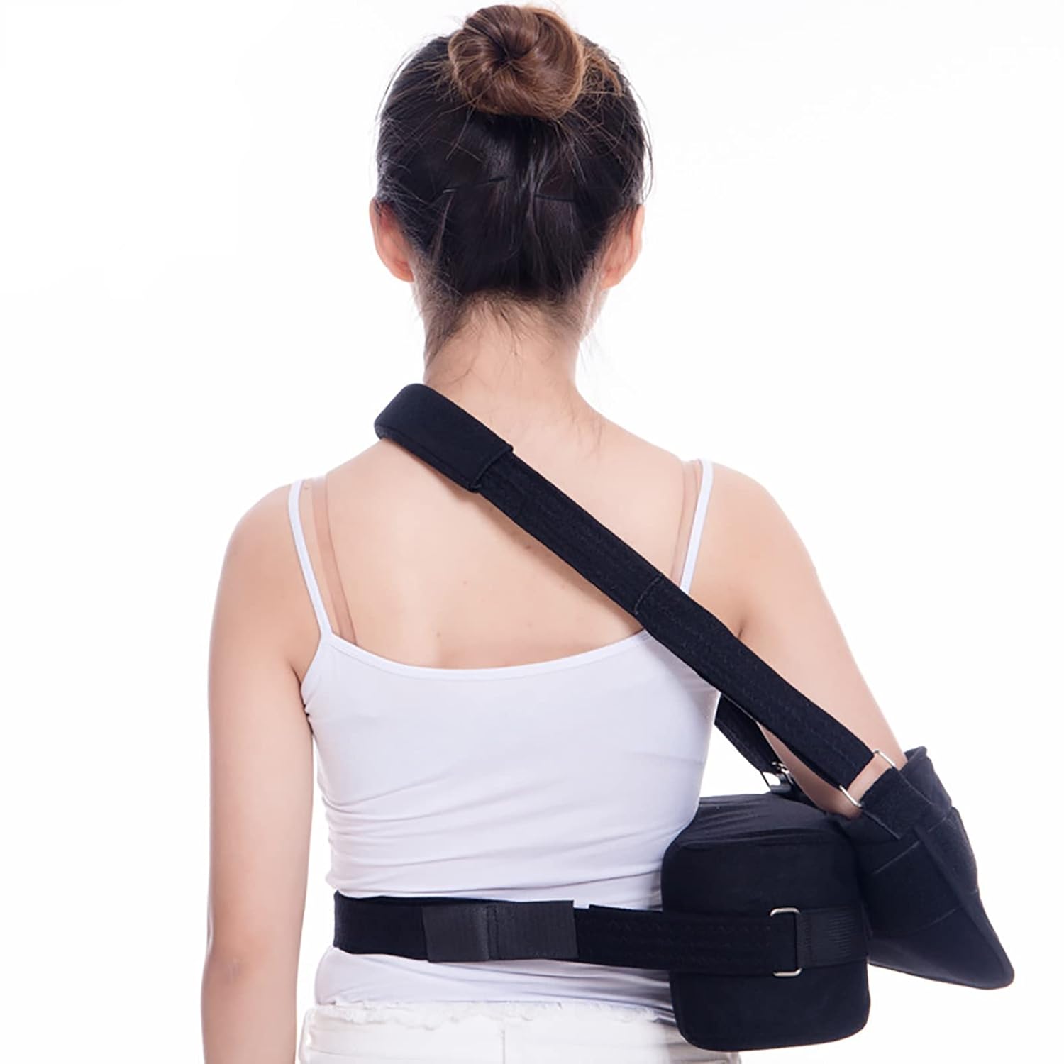HAILM Arm Sling Immobilizer -Medical Arm Sling, Shoulder Immobilizer with Abduction Pillow, Post-Op Shoulder Arm Brace,Post-Humeral Fixator,R