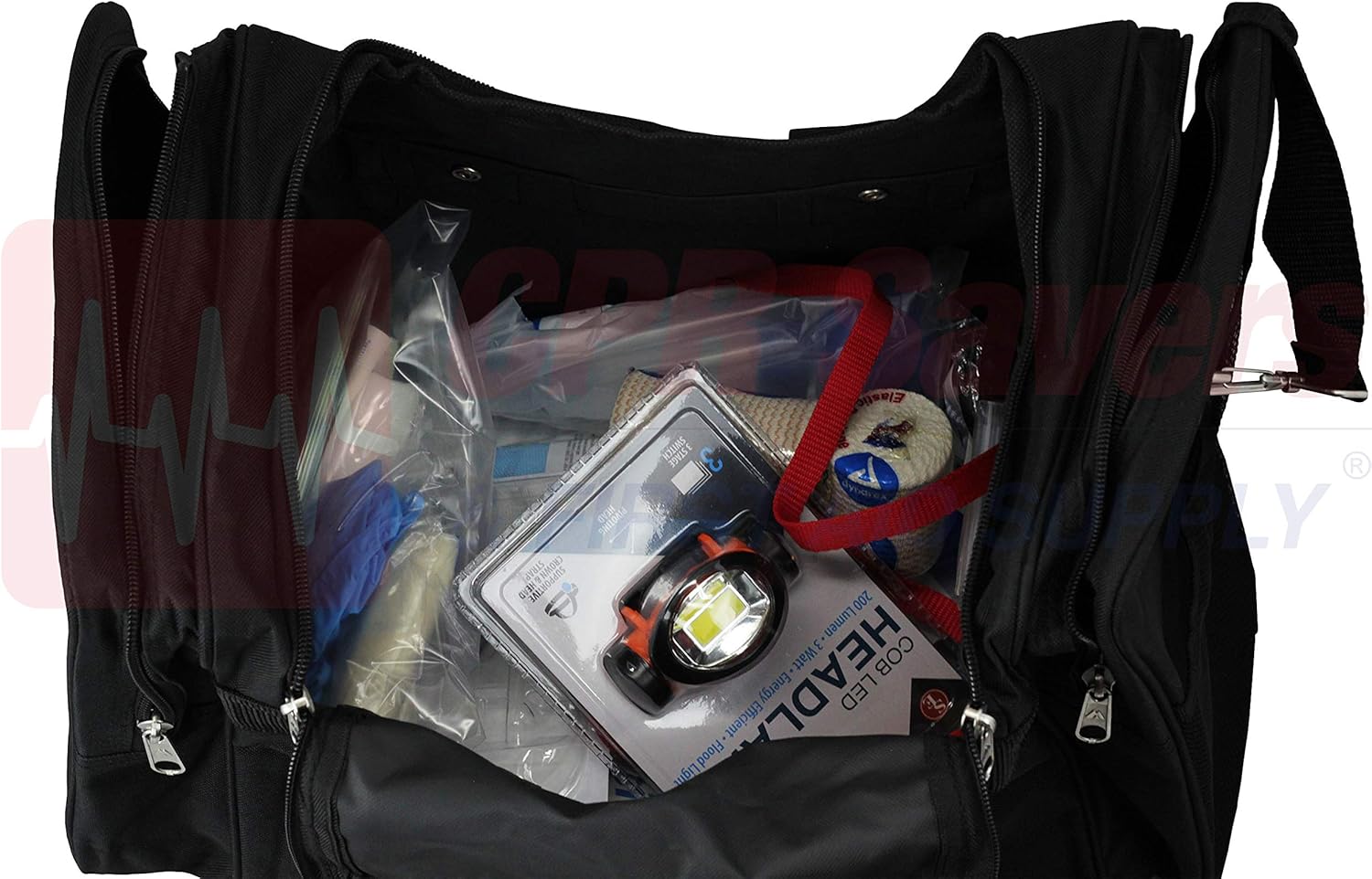 CPR Savers 48-Piece Deluxe K9 Dog Trauma First Aid Kit - Home, Outdoors, Hiking, Camping, Walking, Running, Dog Park, Hunting, Travel, Backpacking, Trauma, or Emergency Use