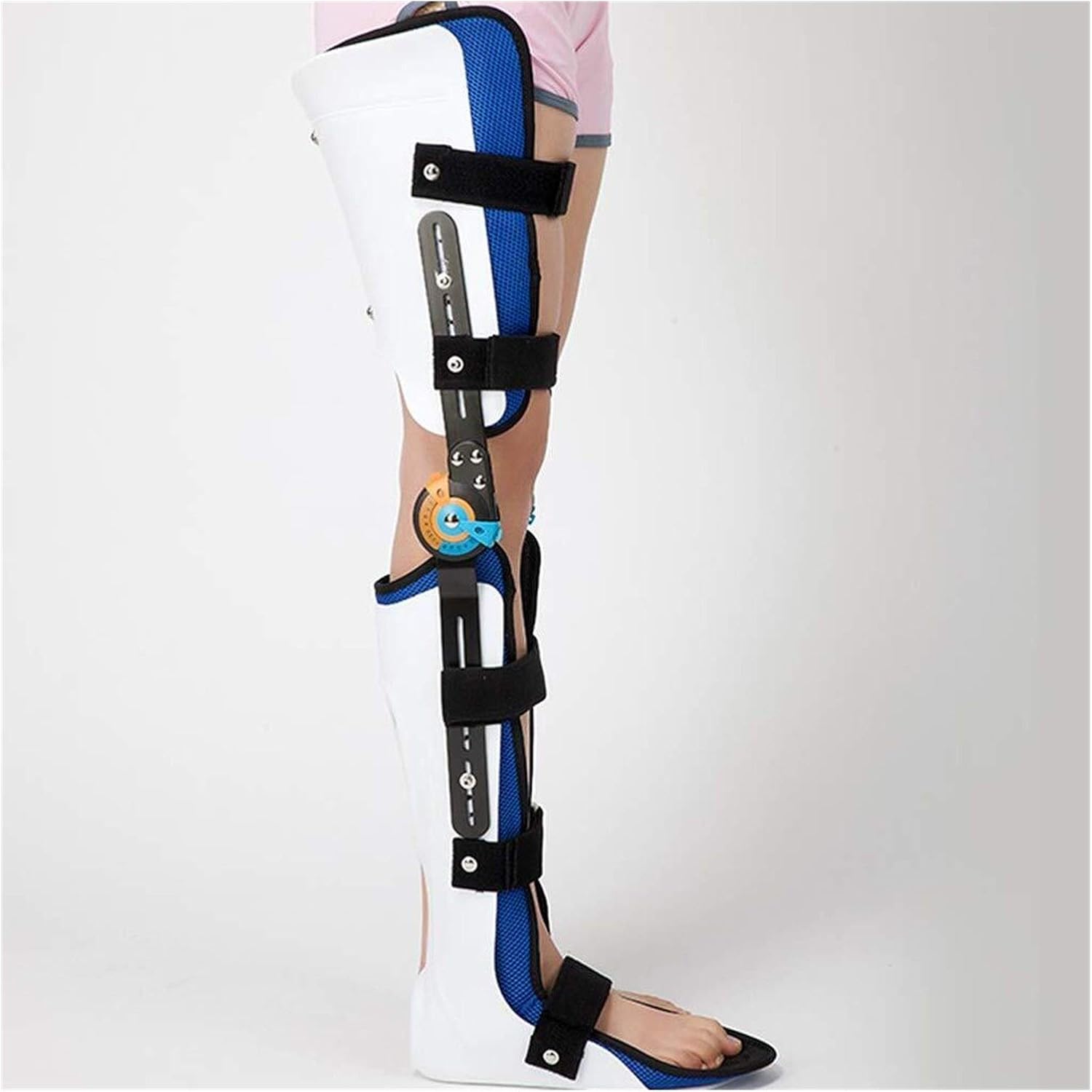 Support Lower Limbs Orthosis,Knee Ankle Foot Orthosis,Leg Fracture,Lower Limb Paralysis,Hip Walking Fixed with Walking Boots Brace Stable Safe 1031(
