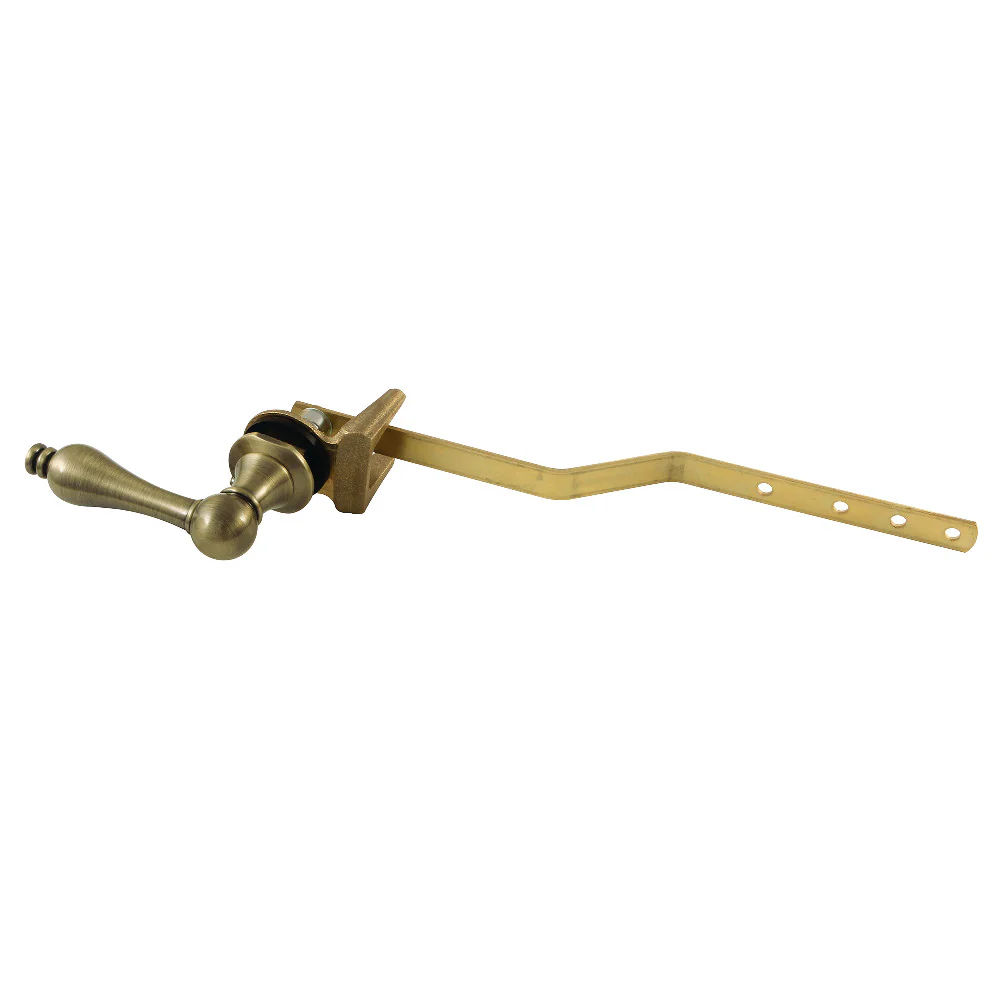 Kingston Brass Victorian Front Mount Toilet Tank Lever, Left/Right Installation, Antique Brass (KTAL3)