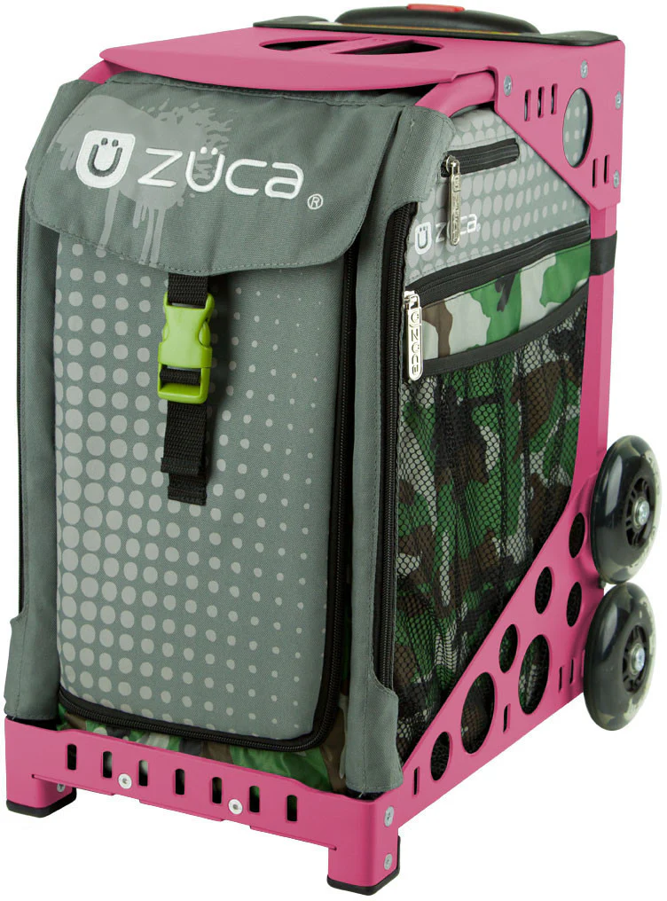 Zuca Paintball Insert Bag & Sport Frame (Pink) w/ Flashing Wheels