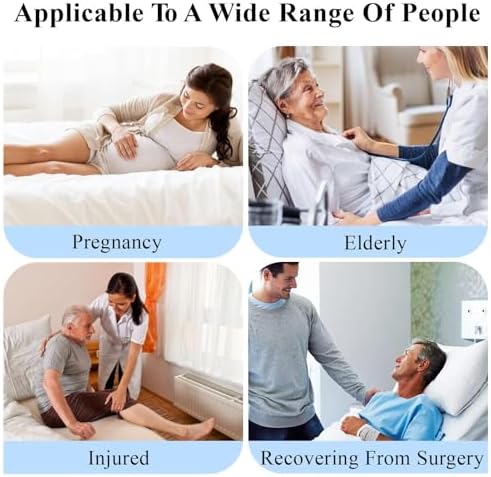 Adjustable Power Lifting Bed Backrest 2°-80°, 600lbs Capacity, Removable Cover for Easy Cleaning, Ideal for Elderly, Pregnant Women, Patients & Handicapped Use