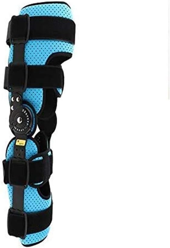 Adjustable Hinged Knee Brace Leg Stabilizer, Post-Op Knee Support Orthosis Recovery Stabilization for ACL/PCL/Meniscus/Ligament/Sports Injuries