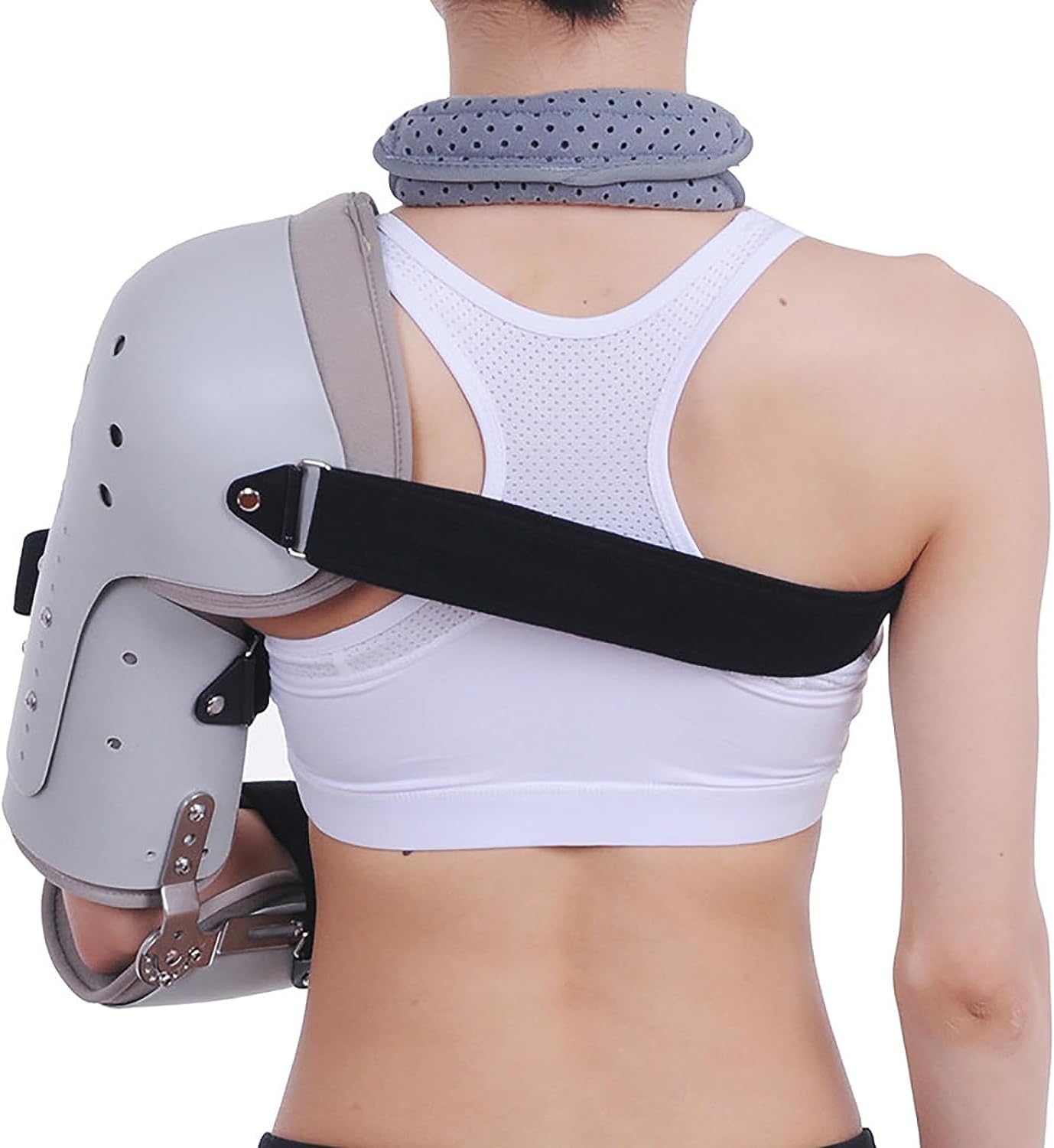 KEULEN Elbow Immobilizer, Adjustable Breathable Elbow Fracture Fixed Brace, Ajustable Angle and Length for Arthritis Pain Relief, Arm Injury Recovery Support Elbow Sprain, Elbow Dislocation