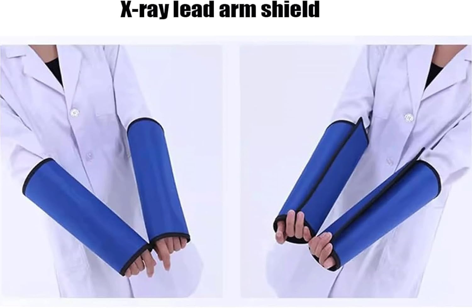 BKEKM Adjustable Lead Glove 0.5mmpb Lead Arm Shield Radiation Apron Labs X-ray Lead Glove Shield Medical Use Lead X-ray Apron