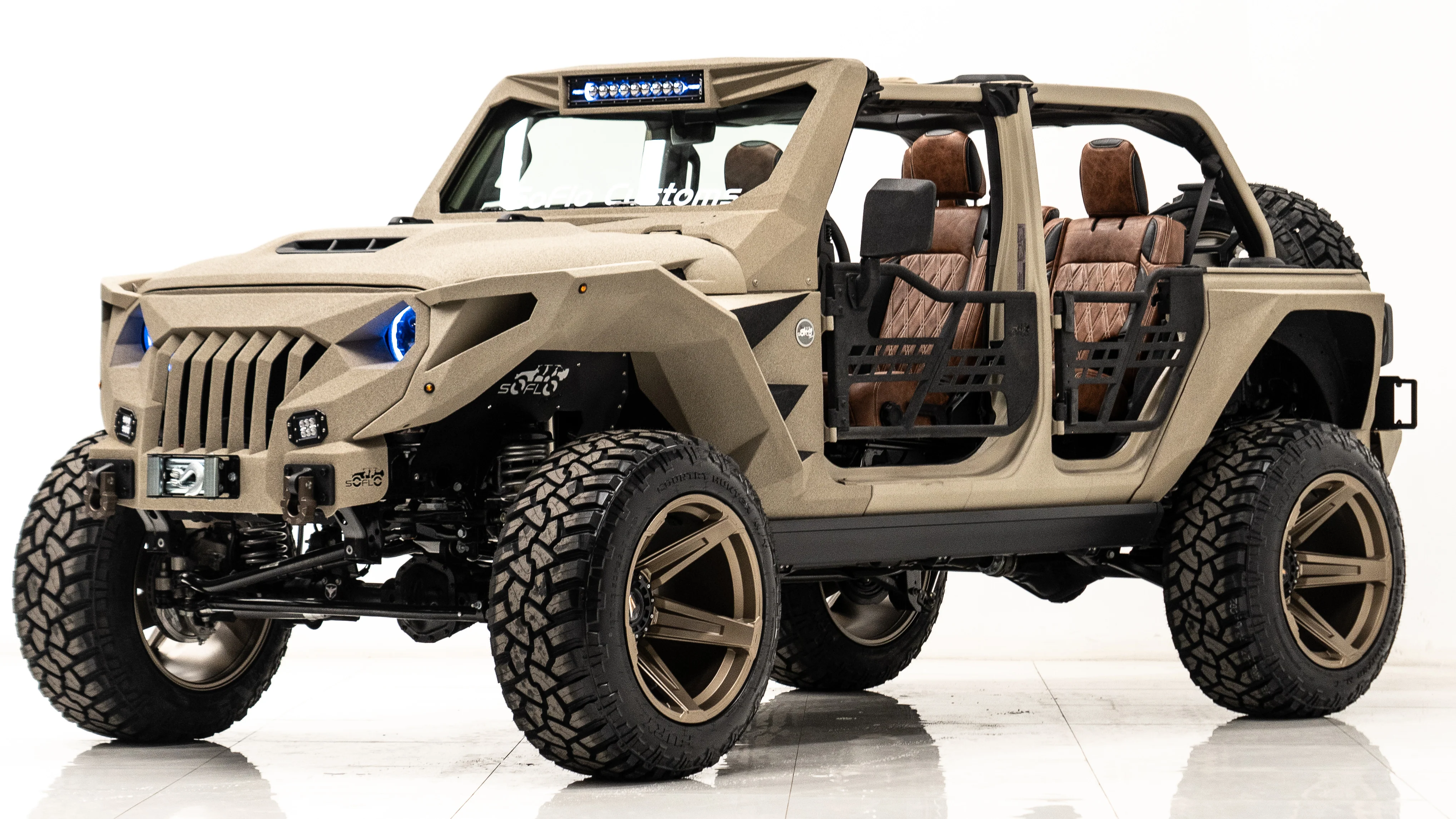 Apocalypse 5 Spoke Wheel for Jeep Wrangler and Gladiator 5 Lug (Bronze)