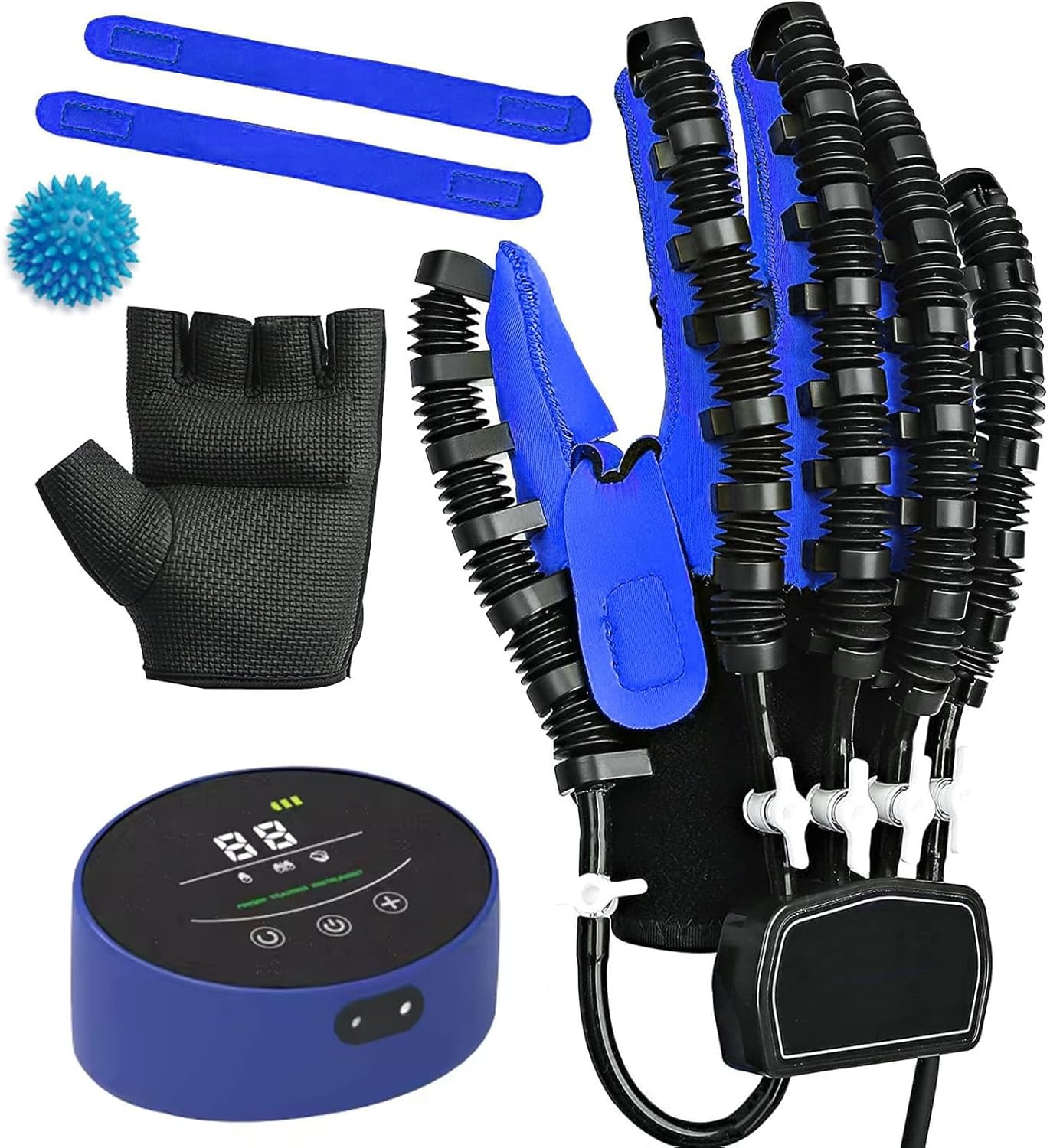 Rehabilitation Robot Glove, Finger Training Stroke Hand Splint Finger Orthosis, Long-Term Relief Hand Function