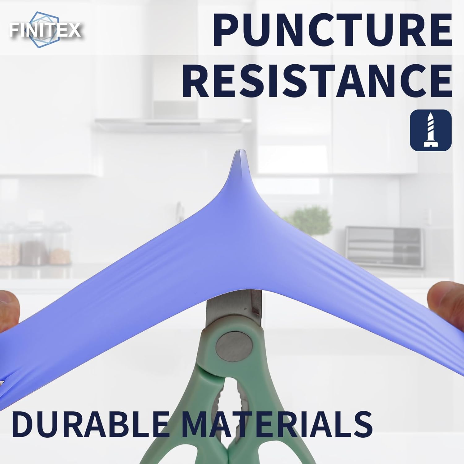 FINITEX Nitrile Disposable Gloves Medical Exam Gloves - 100/1000 PCS Latex-free Examination Purple Chemo Food Glove