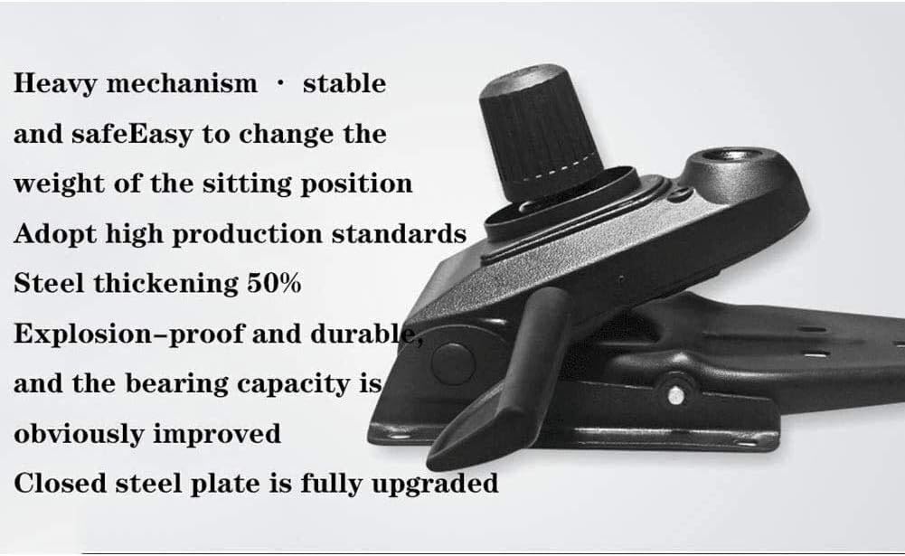 Executive Swivel Adjustable Swivel Office Desk Chair with Armrests Lumbar Support Desk Ergonomic Chair High Back Leather Office Chair Boss President Manager Chair Soft and Moderate