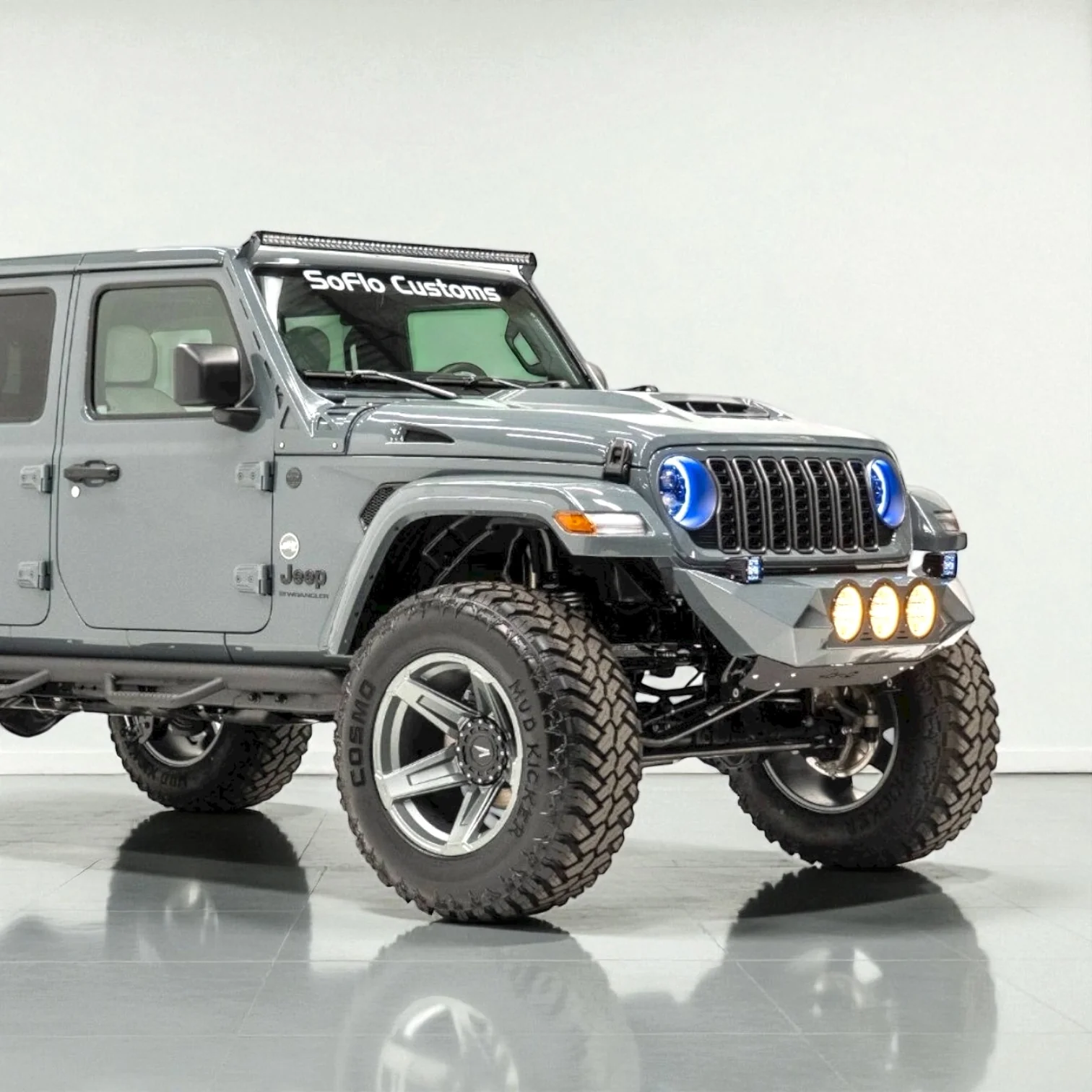 Apocalypse 5 Spoke Wheel for Jeep Gladiator /  Wrangler 5 Lug (Silver)