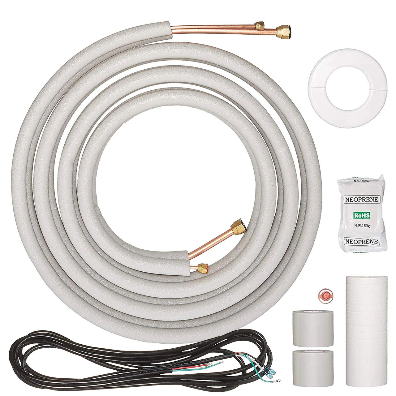 Senville 50 Ft. Insulated Line Set - 1/4'' and 1/2