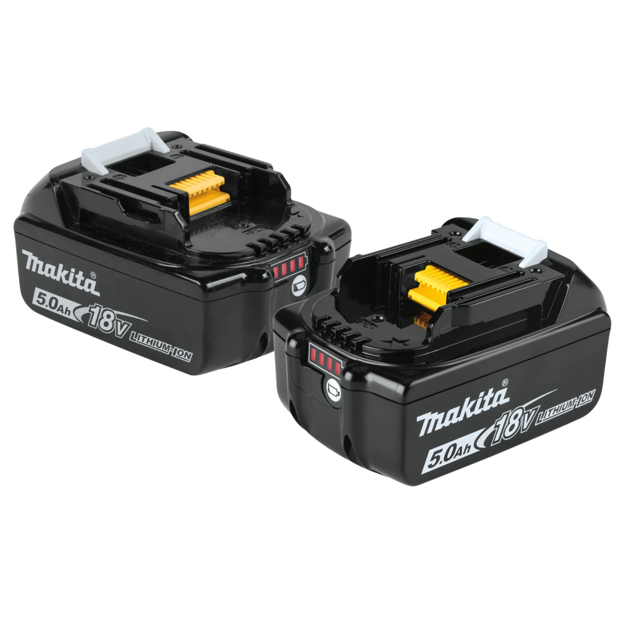 Makita BL1850B-2 18V LXT Lithium-Ion 5.0Ah Battery, 2/pk, Black