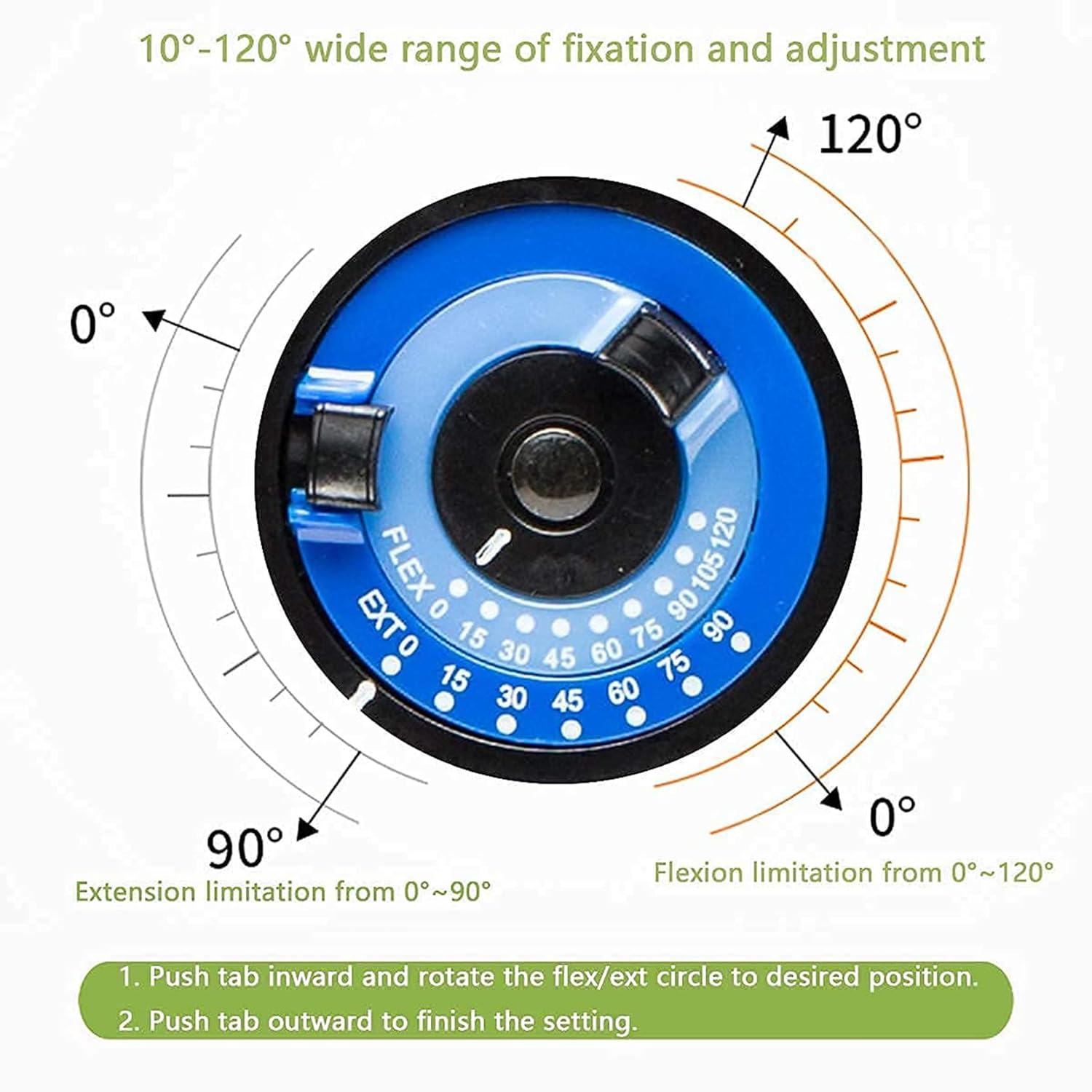 Hinged Knee Brace for Restorative Stability Post-Op Knee Brace, Acl, MCL and Pcl Injuries, Adjustable Orthopaedic Support Stabilizers After Surgery(