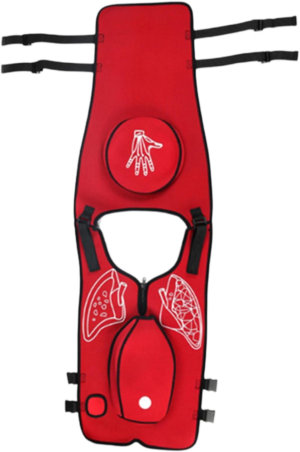 Anti-Suffocation Training Vest, Adjustable Heimlich Exercise Training Vest, Used in Medical School, First Aid Training