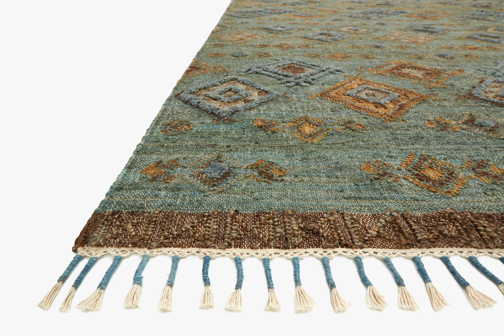 Loloi Owen Collection - Transitional Hand Woven Rug in Sea & Blue (OW-04)