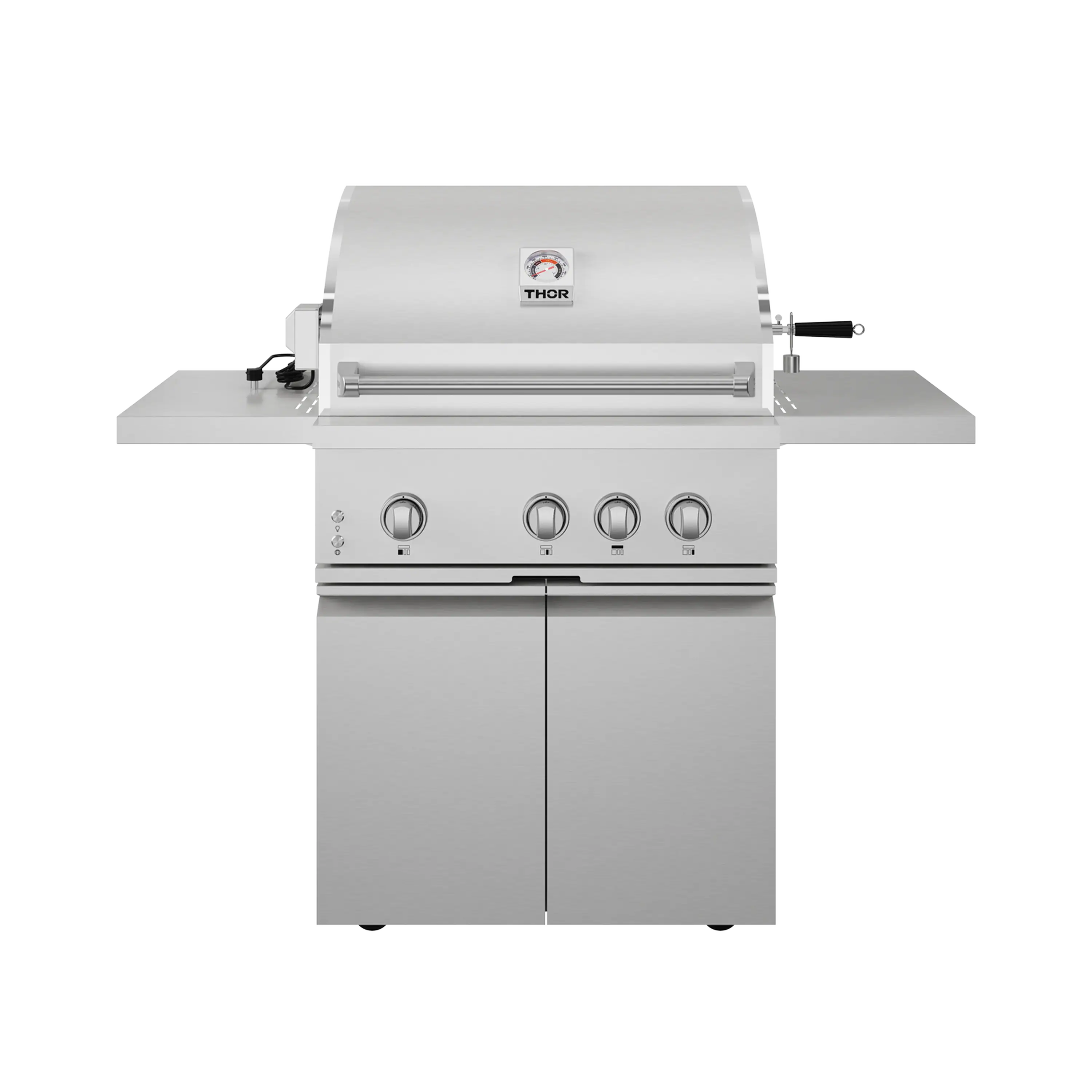 Gordon Ramsay by Thor Kitchen 32-Inch Freestanding Gas Grill with Natural Gas Kit in Stainless Steel