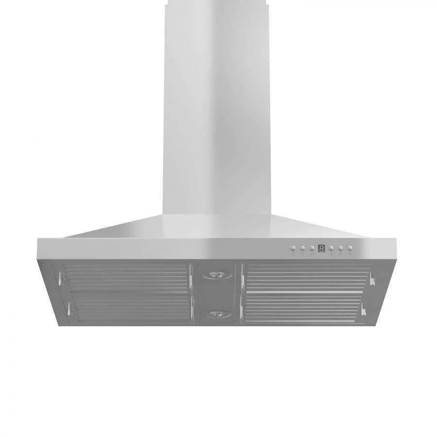 ZLINE 30-Inch Remote Blower Stainless Island Range Hood with 900 CFM Motor (GL2i-RS-30)