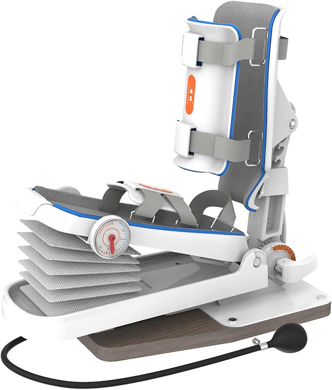 Ankle Rehabilitation Device, 0-40° (±5°) Full Angle Trainer Adjustable Angle and Intensity with Double Angle Dial for Ankle