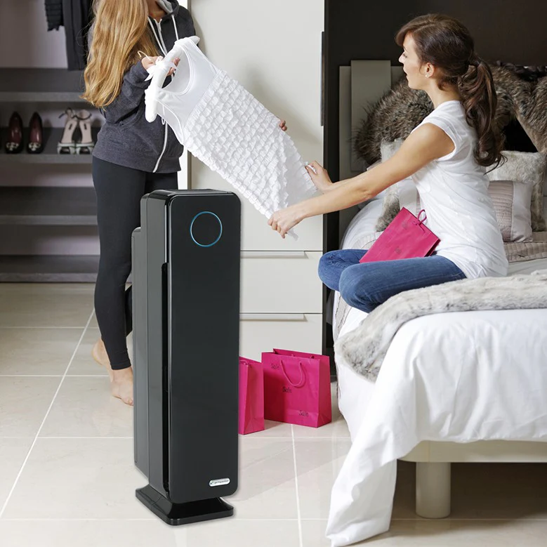 GermGuardian Elite 4-in-1 True HEPA UV-C Tower Air Purifier