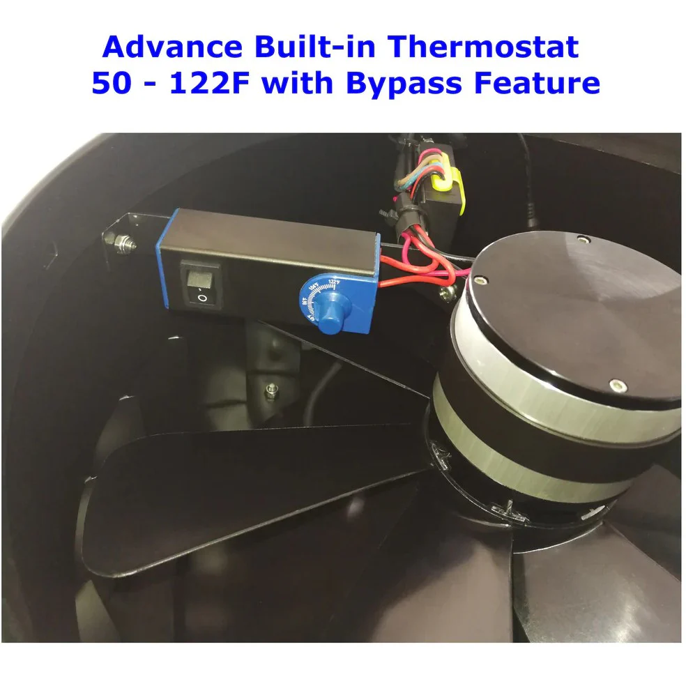 iLiving ILG8SF301A  HYBRID Smart Thermostat Solar Roof Attic Exhaust Fan