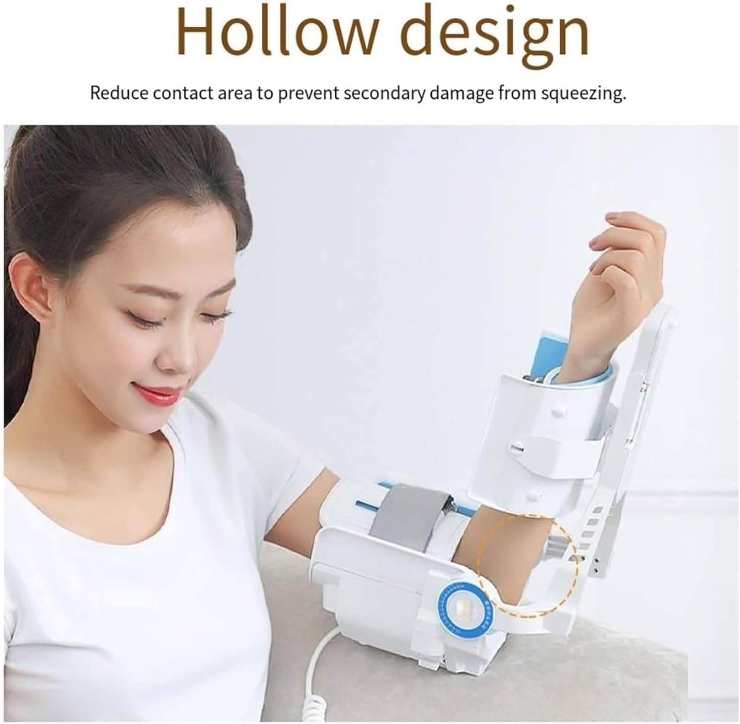 Electric Elbow Joint Rehabilitation Device, Wireless Intelligent Key Control, Hinged Elbow Brace Arm Exerciser, for Stroke Hemiplegia Patients