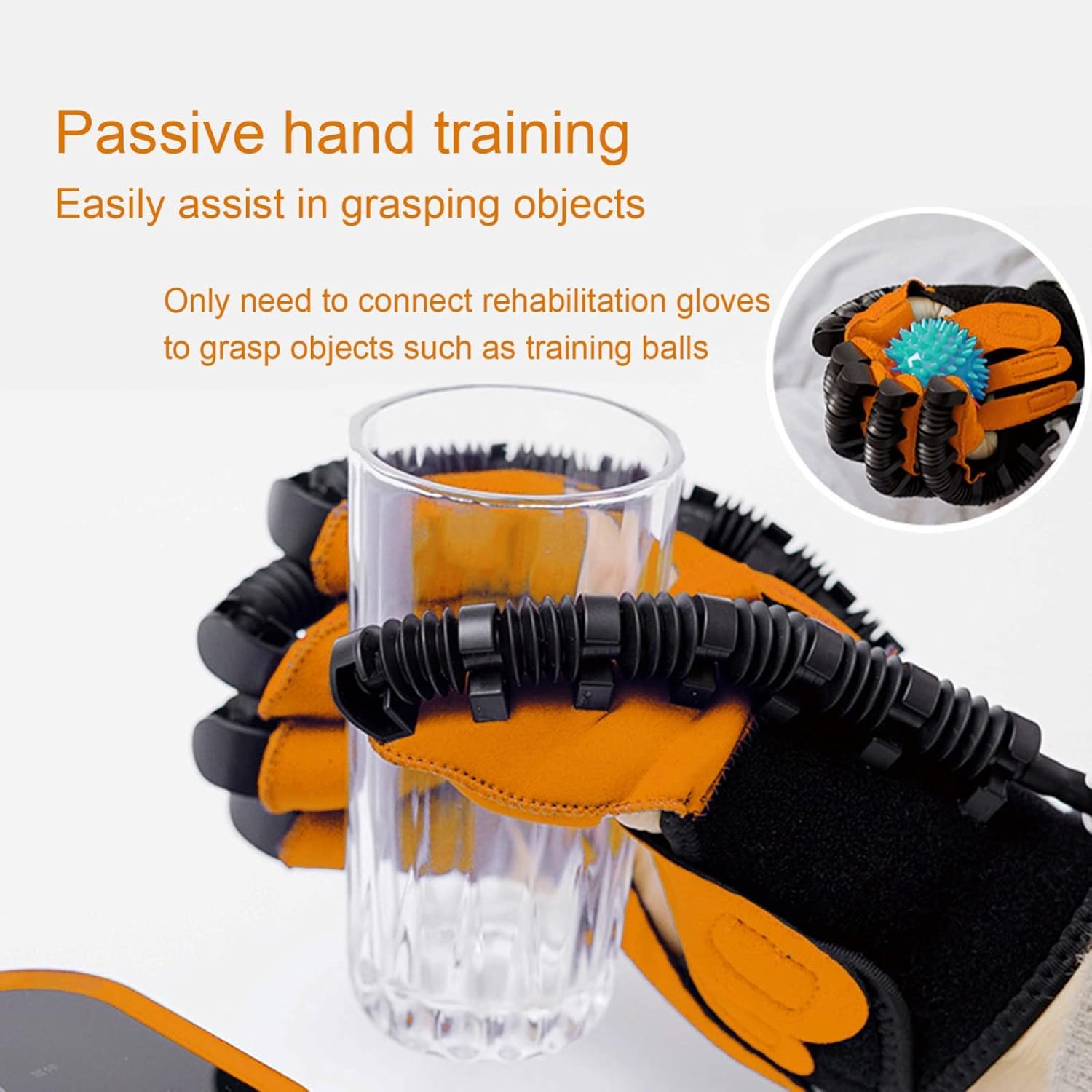 Rehabilitation Robot Gloves, Stroke Recovery Hand Glove Assistive Training Equipment Hand Function Recovery