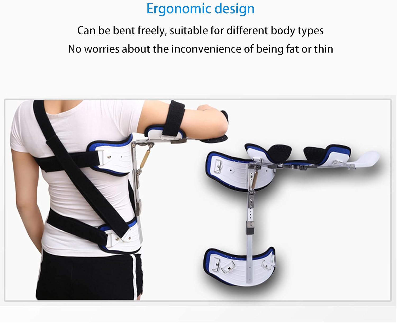 Arm Shoulder ​immobilizer ​for Shoulder Injury Back Broken Fractured Bones Sprains Dislocation Sprainsadjustable Arm Shoulder Rotator Cuff Support Lightweight Arm Support Brace ​Strap