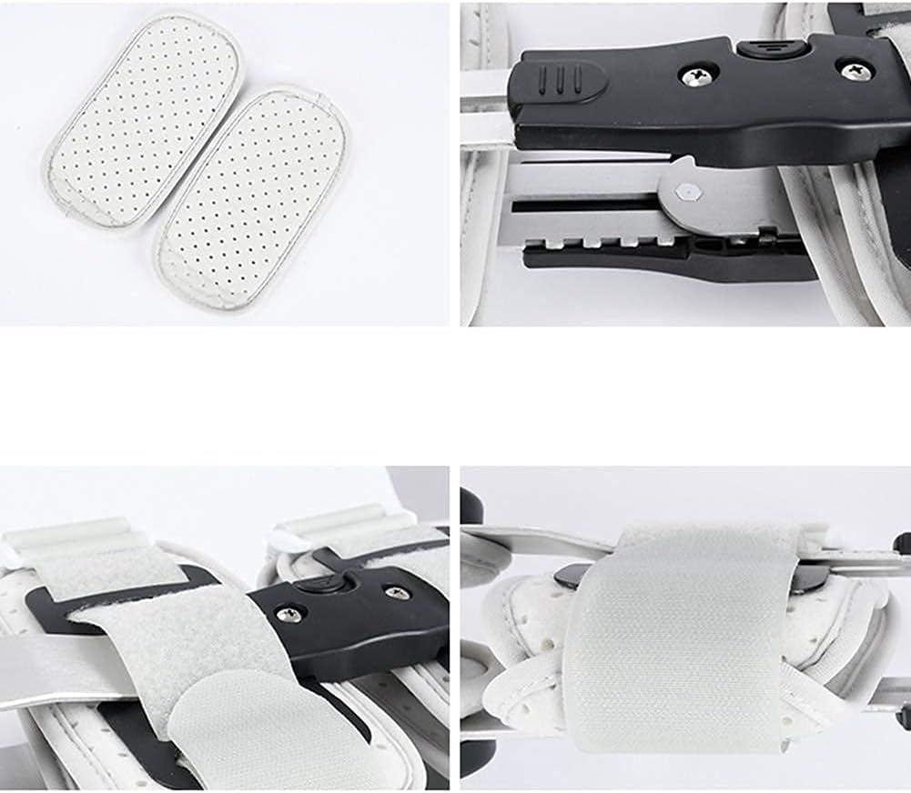 Hinged Knee Brace, Hinged Knee Brace, Adjustable Knee Brace Support, Immobilizer Brace Support Orthosis, Adjustable for Left Leg and Right Leg(