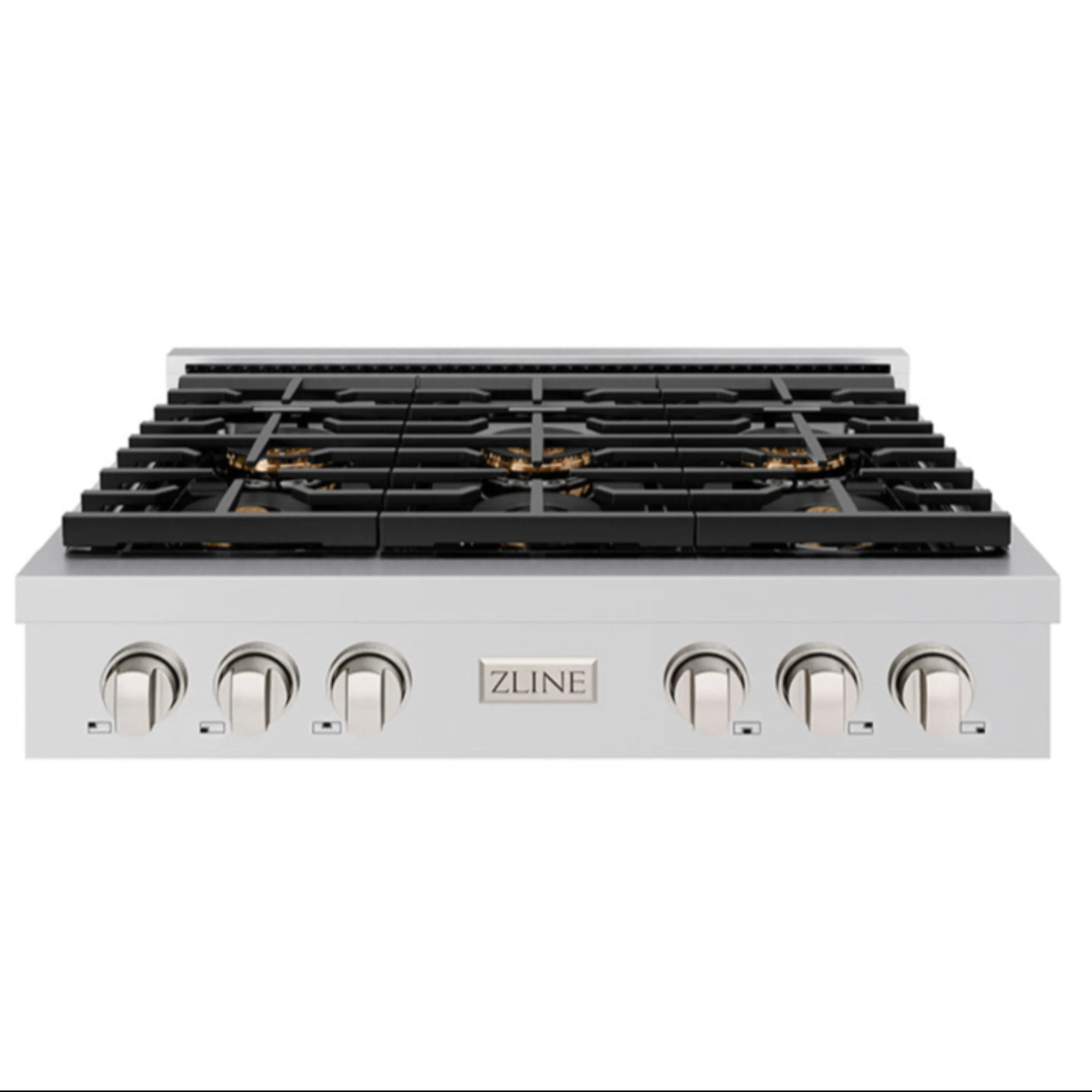 ZLINE 36-Inch Paramount Gas Rangetop with 6 Burner DuoPro鈩?Cooktop in Stainless Steel (PSRT36)