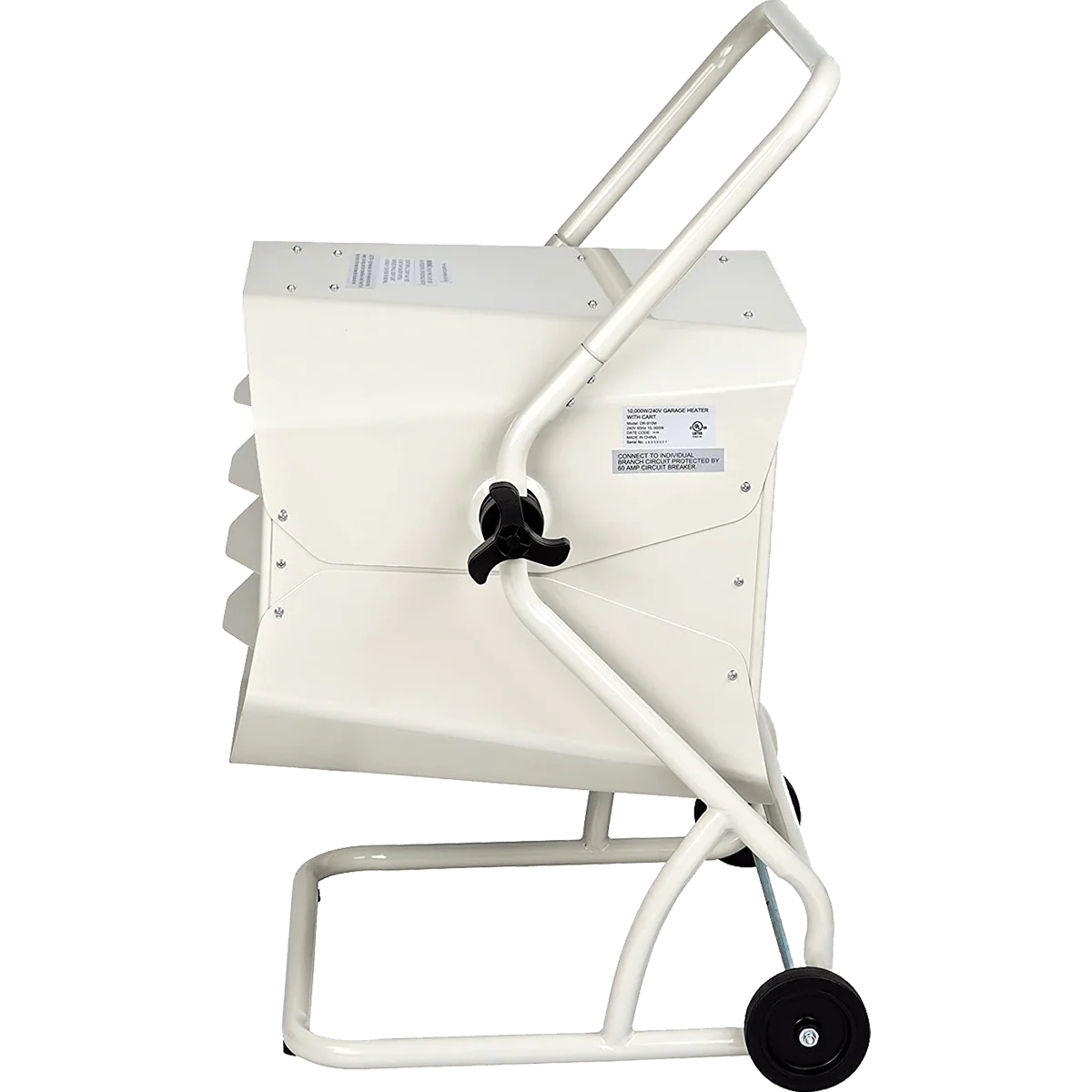 Dr. Infrared Heater 10000 Watt Hardwired Shop Garage Heater w/ Cart