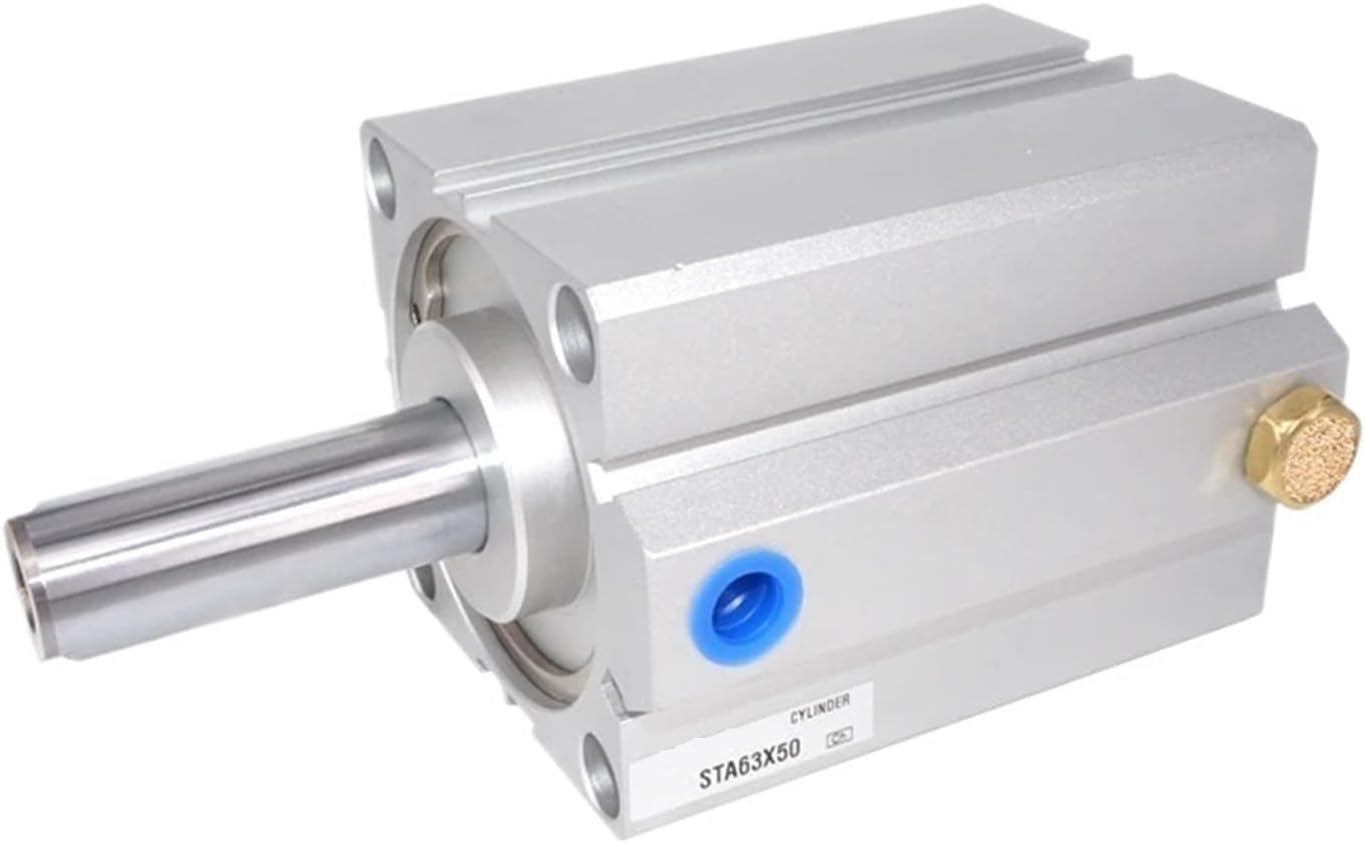 STA series compact single acting cylinder (spring extended), cylinder diameter 16-80mm, multiple short stroke options (5-50mm)(Bore 25mm,Storke 25mm)