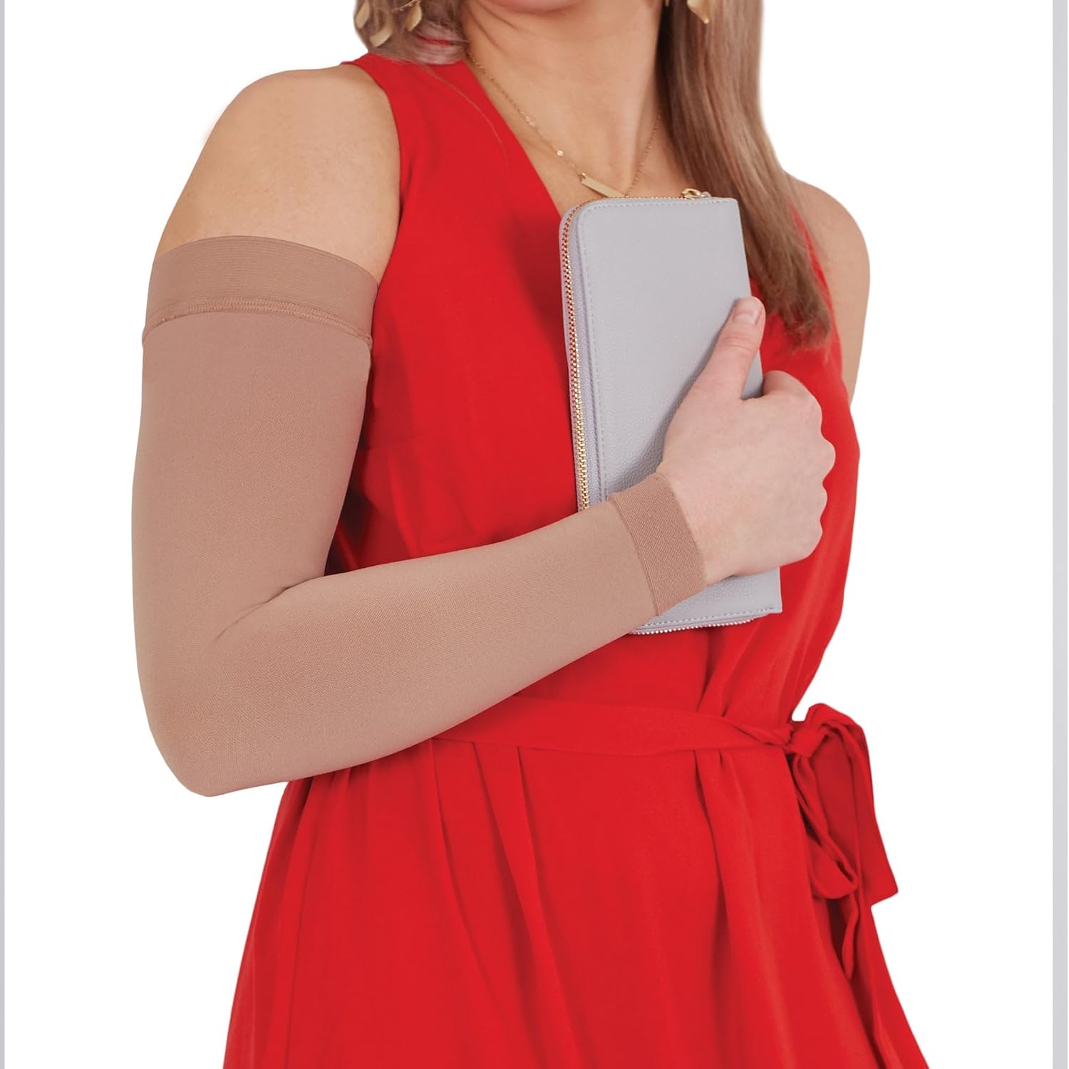 Mediven Comfort Lymphedema Armsleeve 30 40 mmHg Long Sand VII Reg Long CA30387