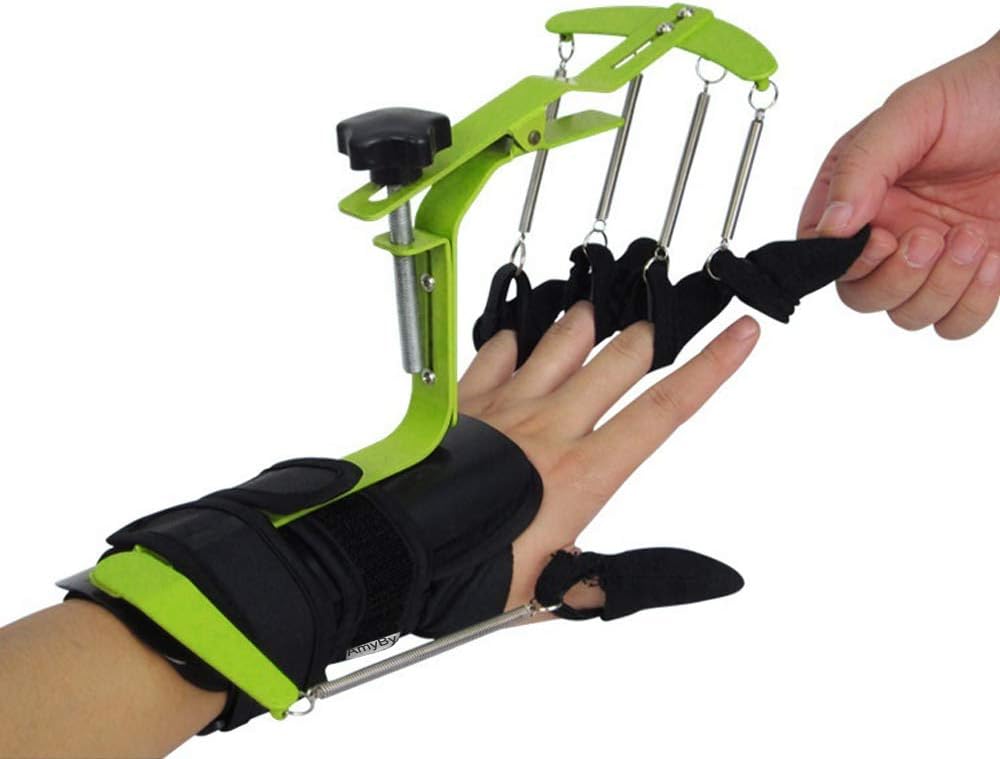 Hand Fingers Supports Exercisers Wrist Braces Splints for Left and Right Both Hands Orthodontic Rehabilitation Training Free Size for Women Men AmyBy 1 Pack