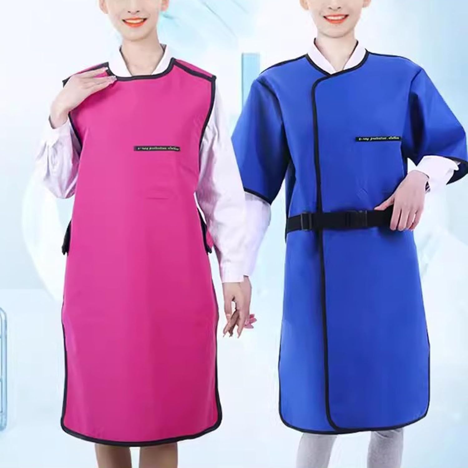 BKEKM Lead X-ray Apron Medical Use Radiation Apron 0.35mmpb /0.5mmpb X-ray Lead Apron Lightweight Adjustable X-ray Lead Vest