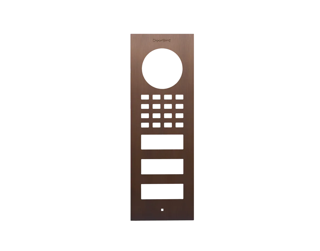 DoorBird Front Panel for D1102V Surface-Mount in Architectural Bronze