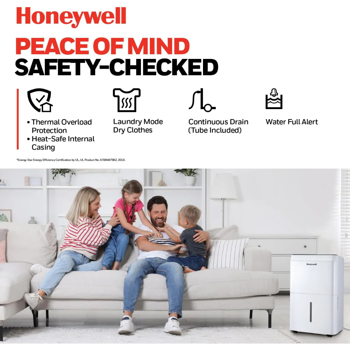 Honeywell TP-Fit Series 25 Pint Energy Star Dehumidifier